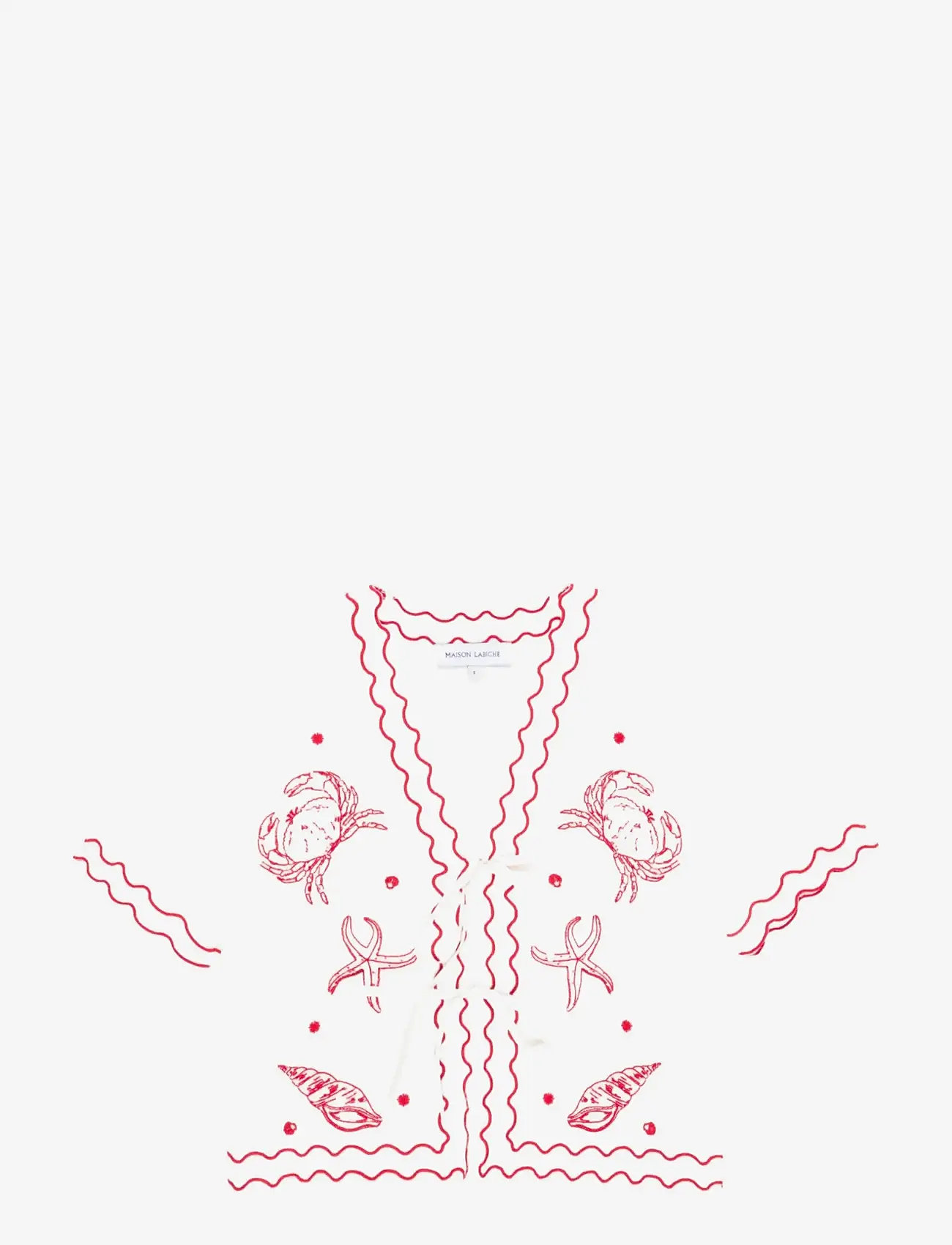 Maison Labiche - VENEUR SEASHELLS - kurzärmlige hemden - linen off white - 1