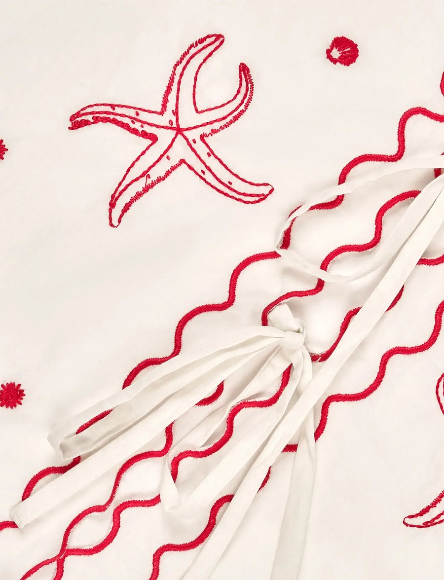 Maison Labiche - VENEUR SEASHELLS - kurzärmlige hemden - linen off white - 5