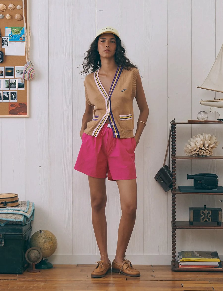 Maison Labiche - VERMENOUZE POPLIN WASHED - casual shorts - paradise pink - 0