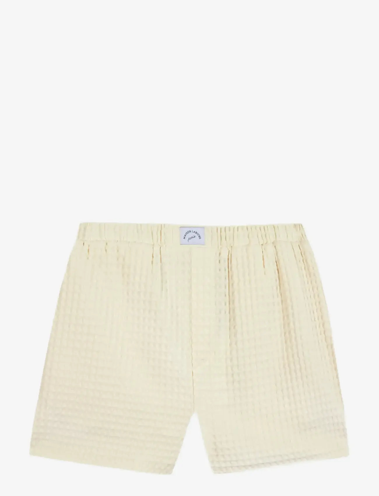 Maison Labiche - VERMENOUZE WAFFLE - sweatshorts - big waffle off white - 1