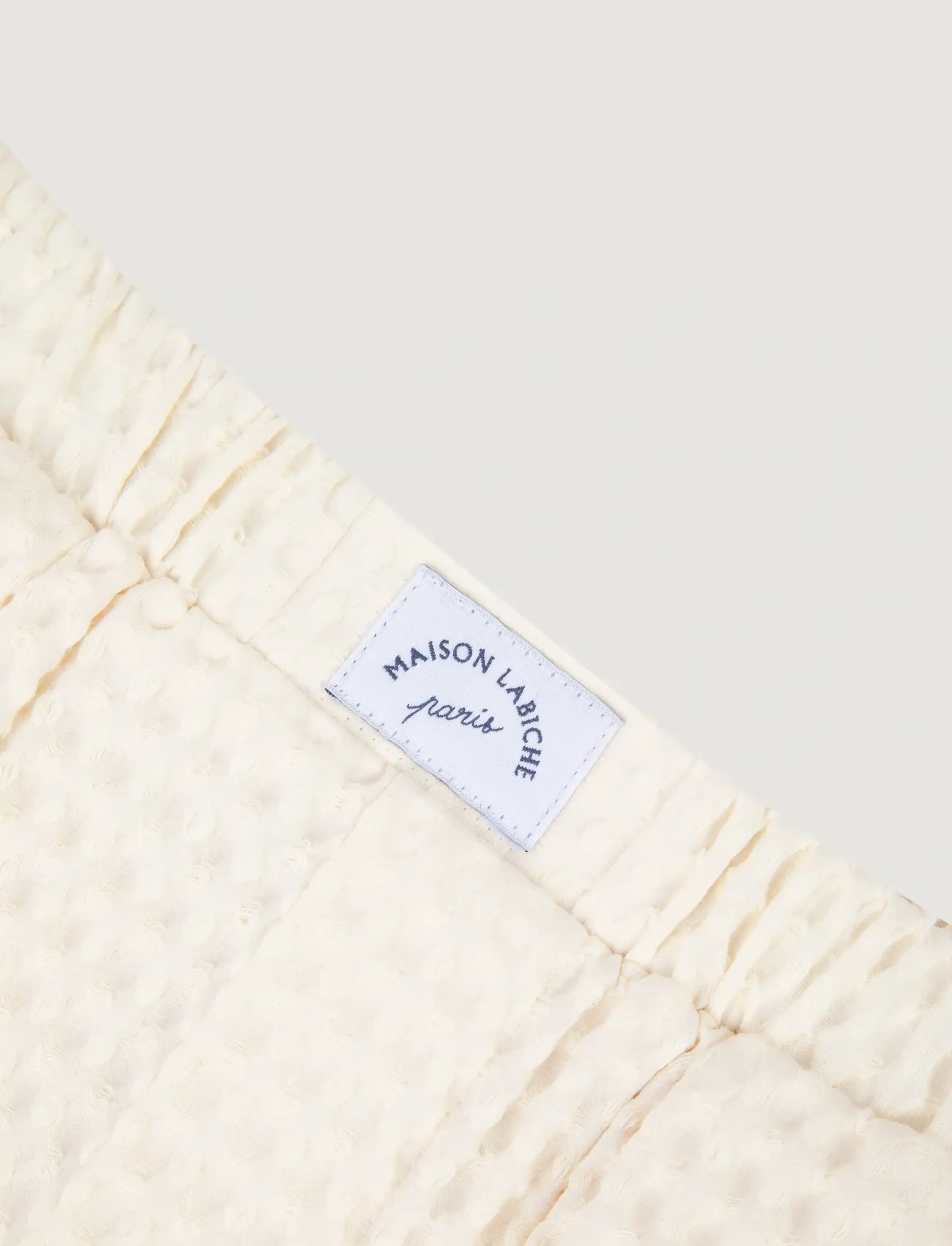 Maison Labiche - VERMENOUZE WAFFLE - sweat shorts - big waffle off white - 3