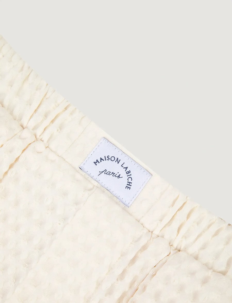 Maison Labiche - VERMENOUZE WAFFLE - sweatshorts - big waffle off white - 3