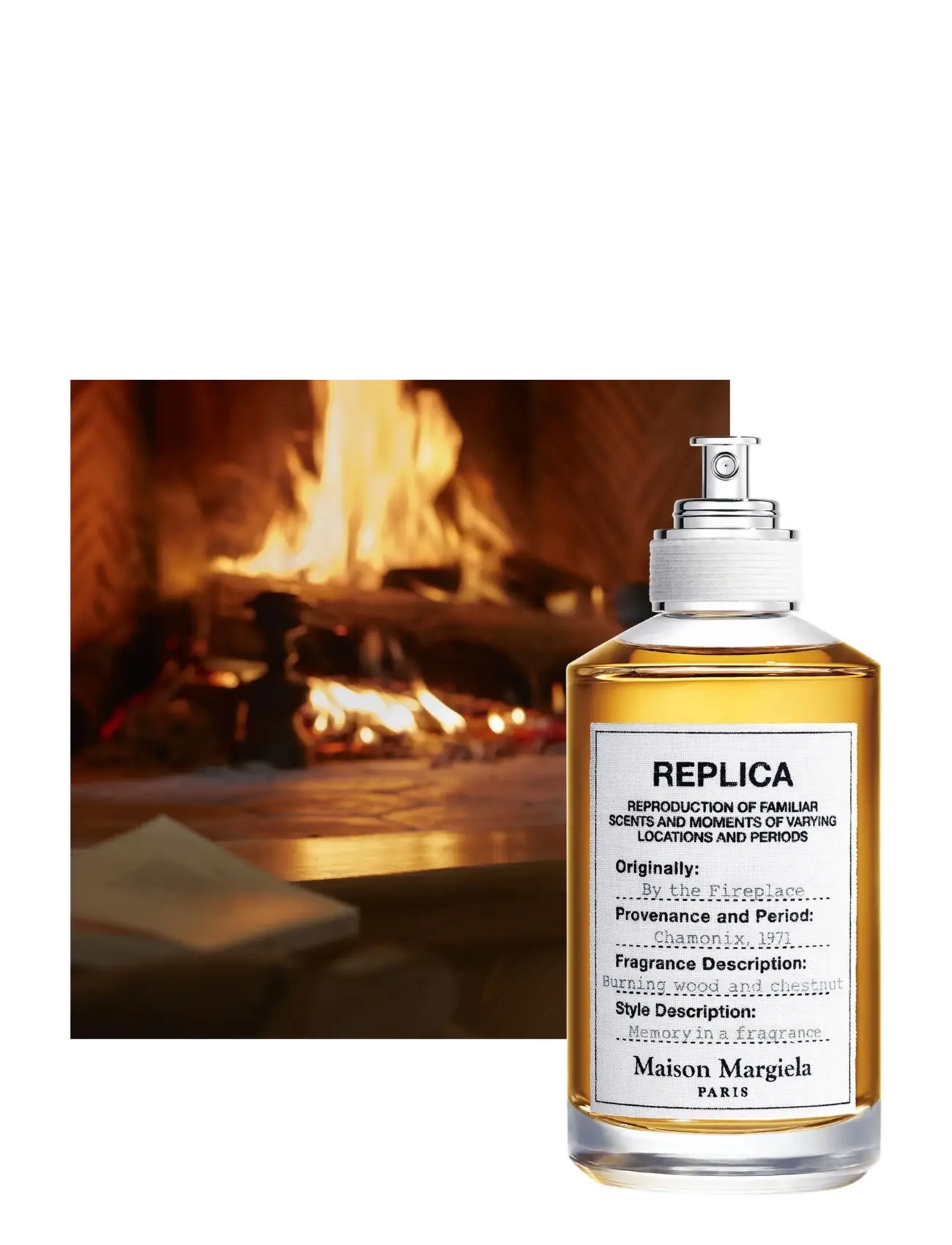 Maison Margiela - Maison Margiela REPLICA By The Fireplace Eau de Toilette 100ml - bliv klar til date night - clear - 1