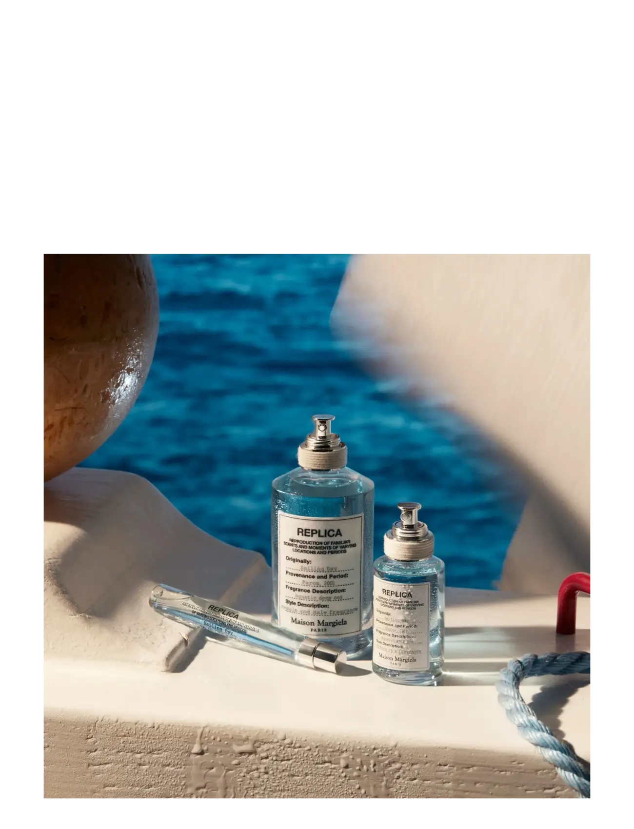 Maison Margiela - REPLICA FRAGRANCE Eau de toilette Sailing Day 100.00 ML - bliv klar til date night - clear - 2
