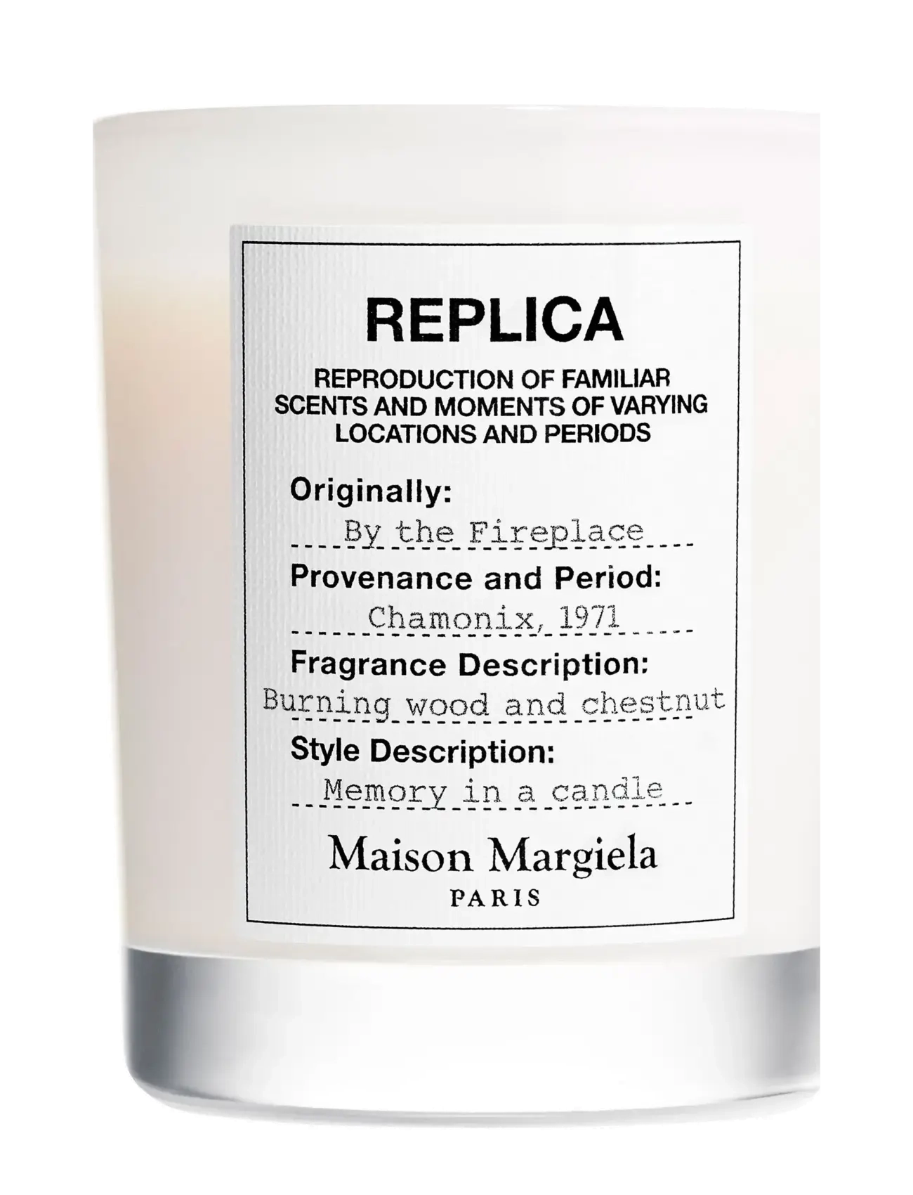 Maison Margiela - REPLICA CANDLE By the Fireplace - over 500 kr - clear - 2