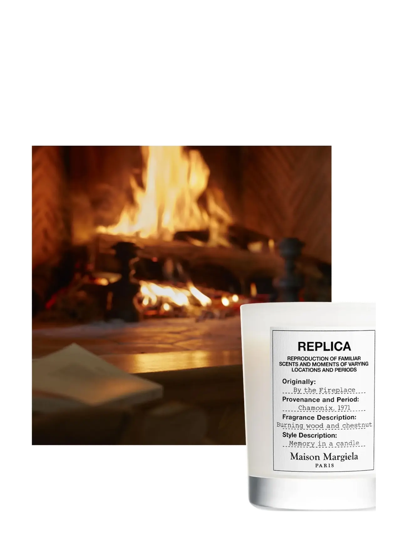 Maison Margiela - REPLICA CANDLE By the Fireplace - over 500 kr - clear - 3