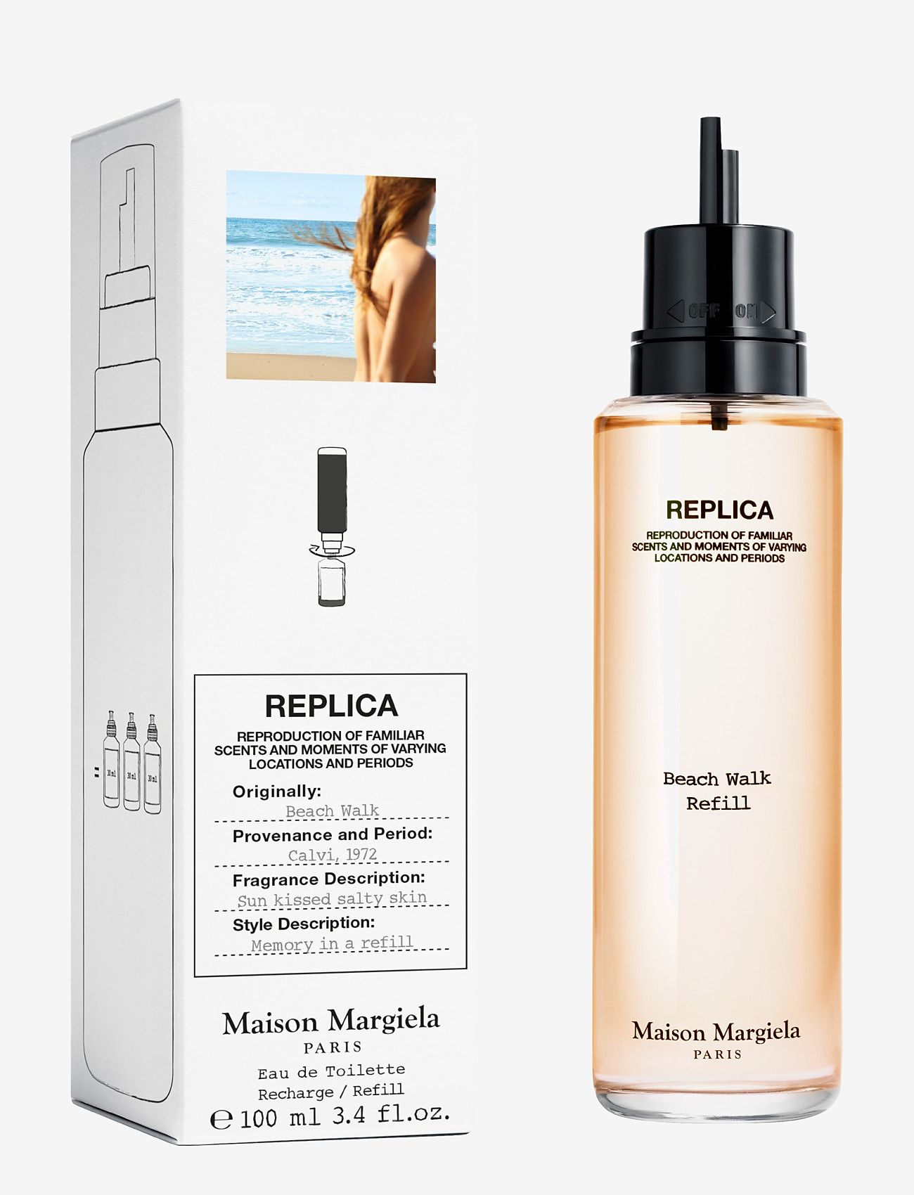 Maison Margiela - Maison Margiela Beach Walk Eau de Toilette Refill 100ml - clear - 2