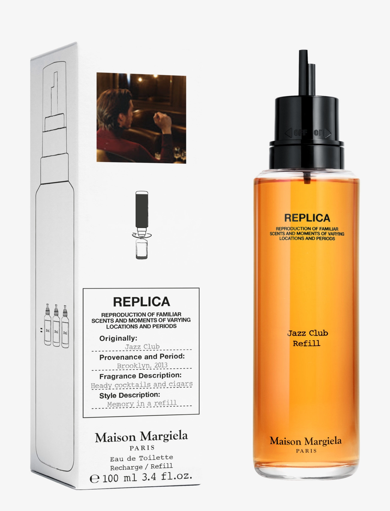 Maison Margiela - Maison Margiela Jazz Club Eau de Toilette Refill 100ml - clear - 1