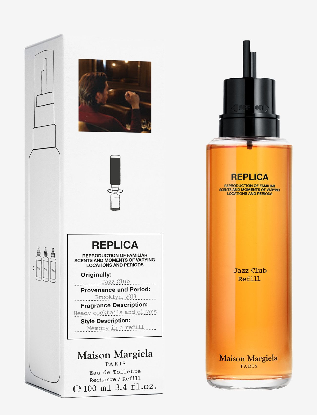 Maison Margiela - Maison Margiela Jazz Club Eau de Toilette Refill 100ml - clear - 1