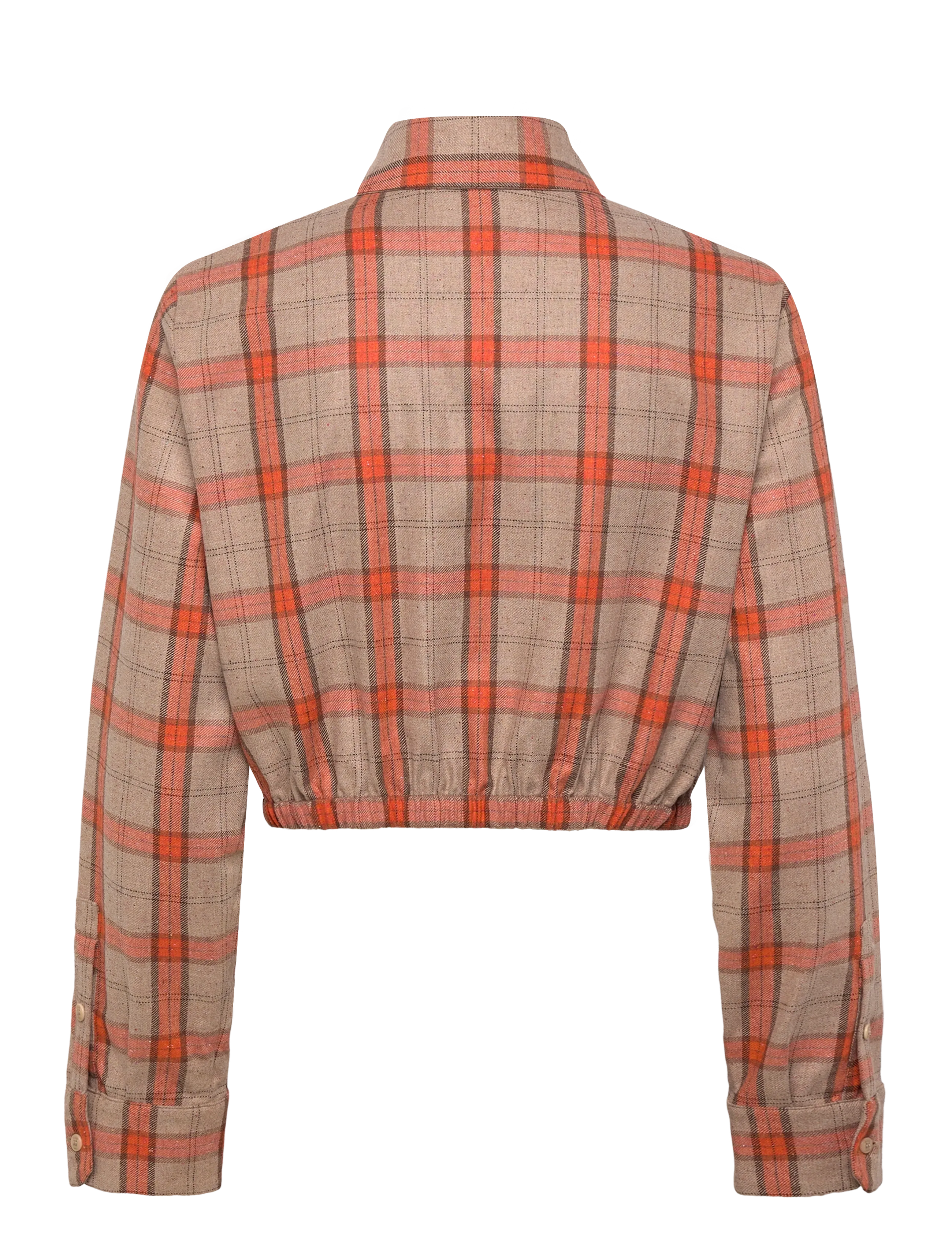Maje - Cropped Shirt - pitkähihaiset kauluspaidat - orange - 2