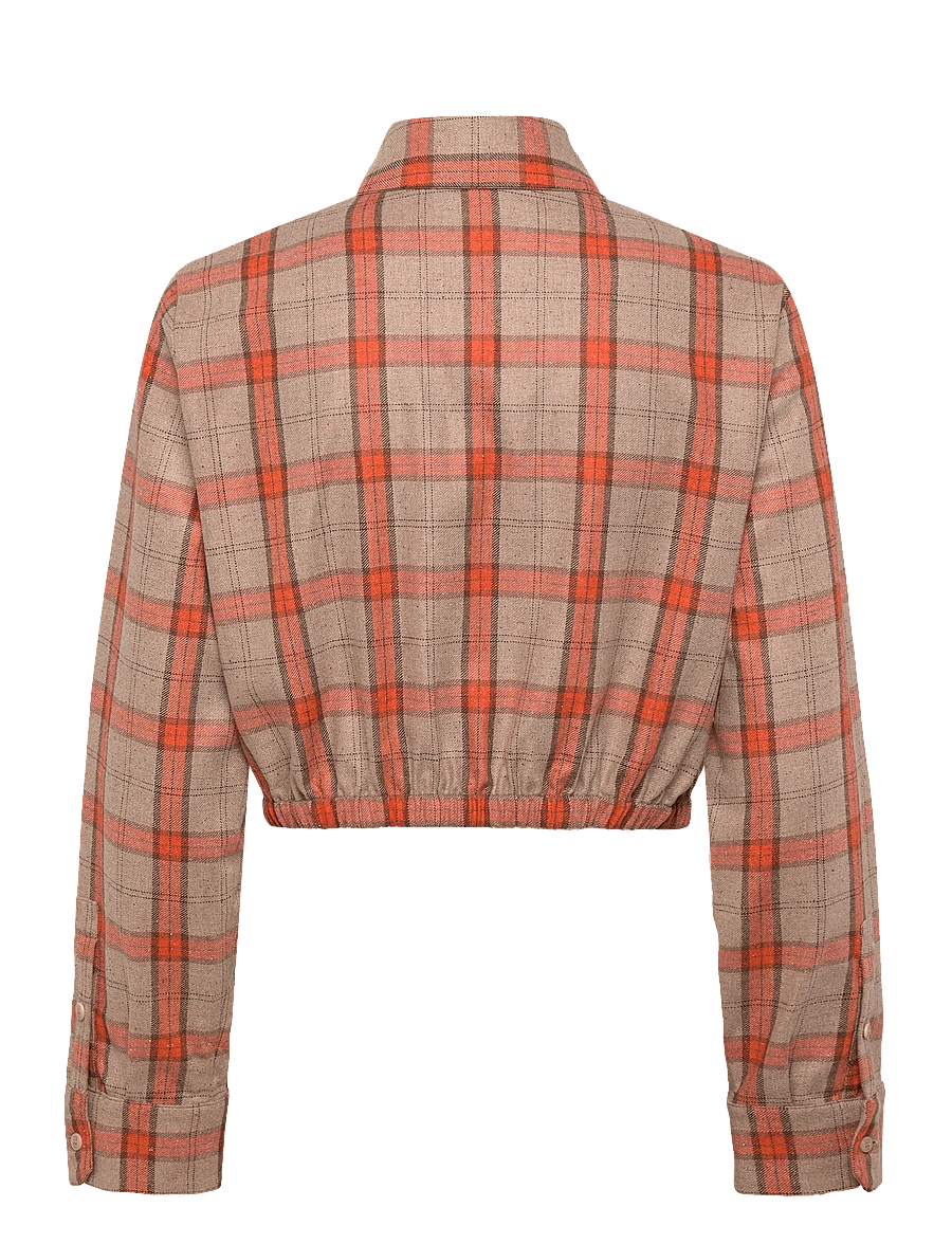 Maje - Cropped Shirt - pikkade varrukatega särgid - orange - 2