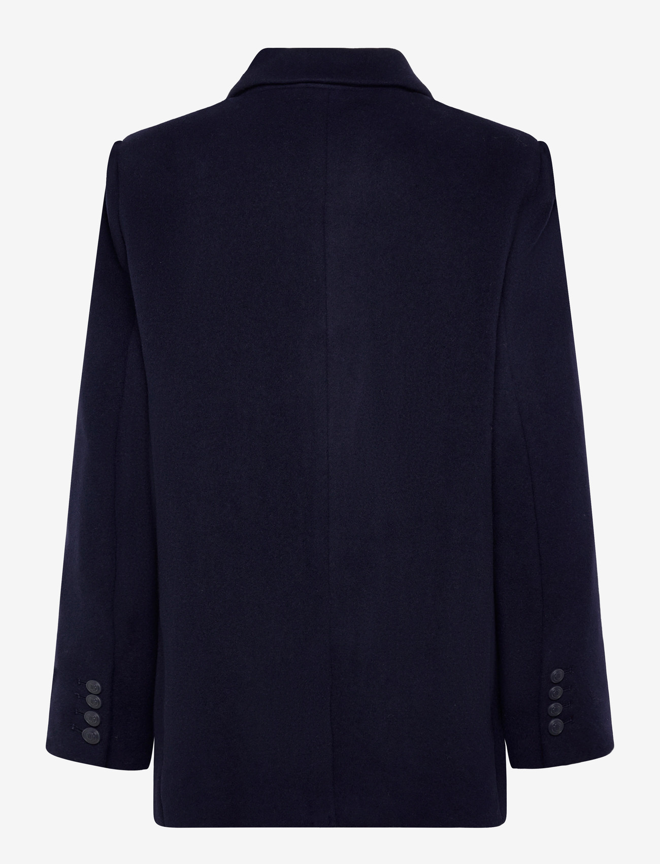 Maje - Wool Blend Coat - vinterjackor - navy - 1