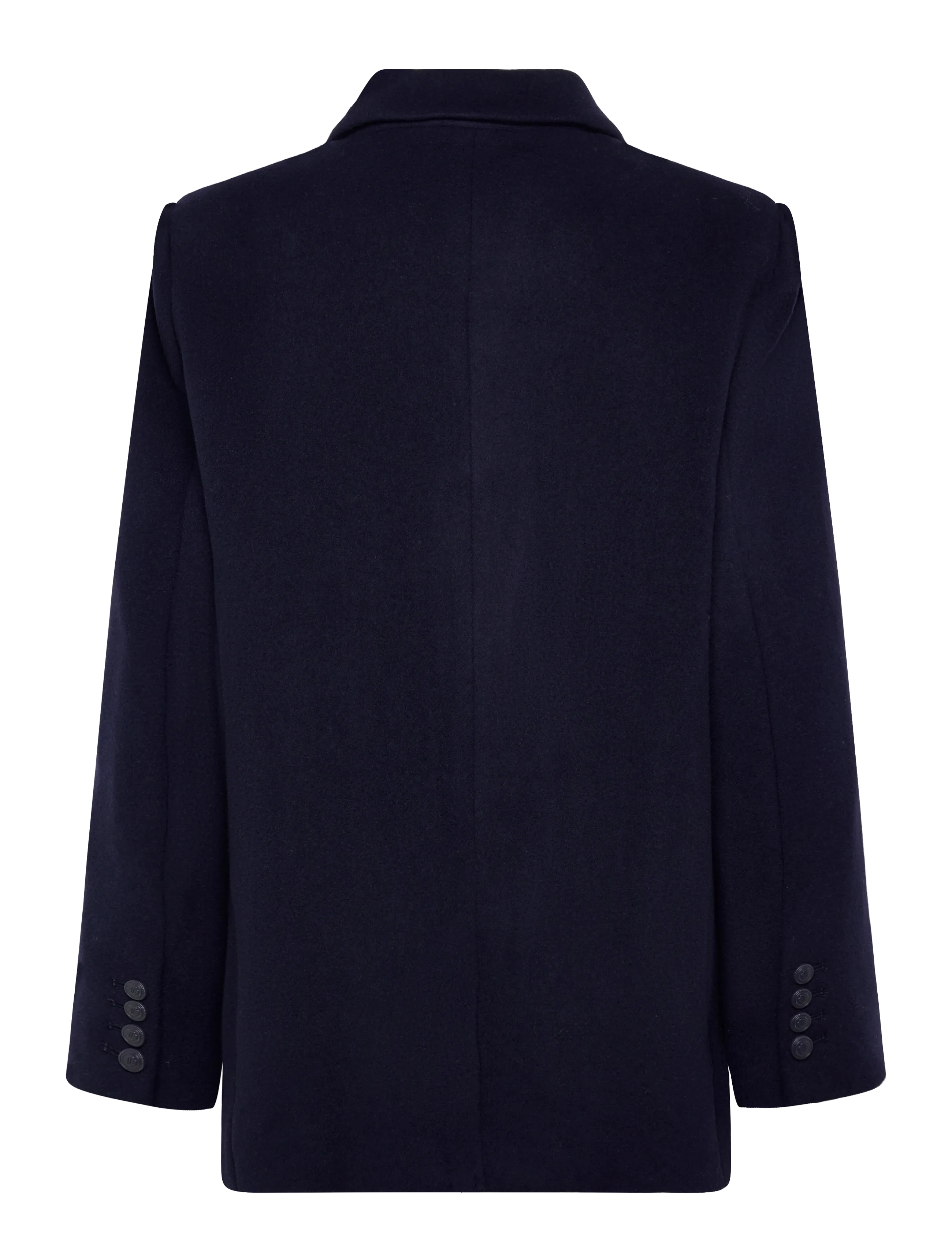 Maje - Wool Blend Coat - winterjacken - navy - 1