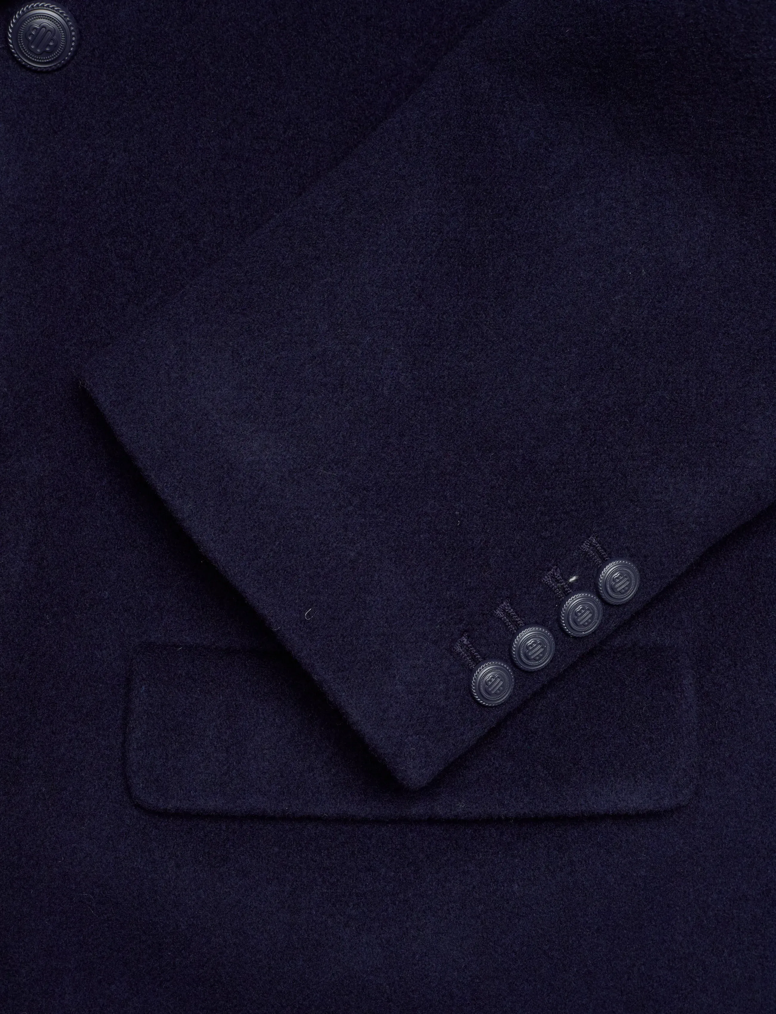 Maje - Wool Blend Coat - winterjacken - navy - 3
