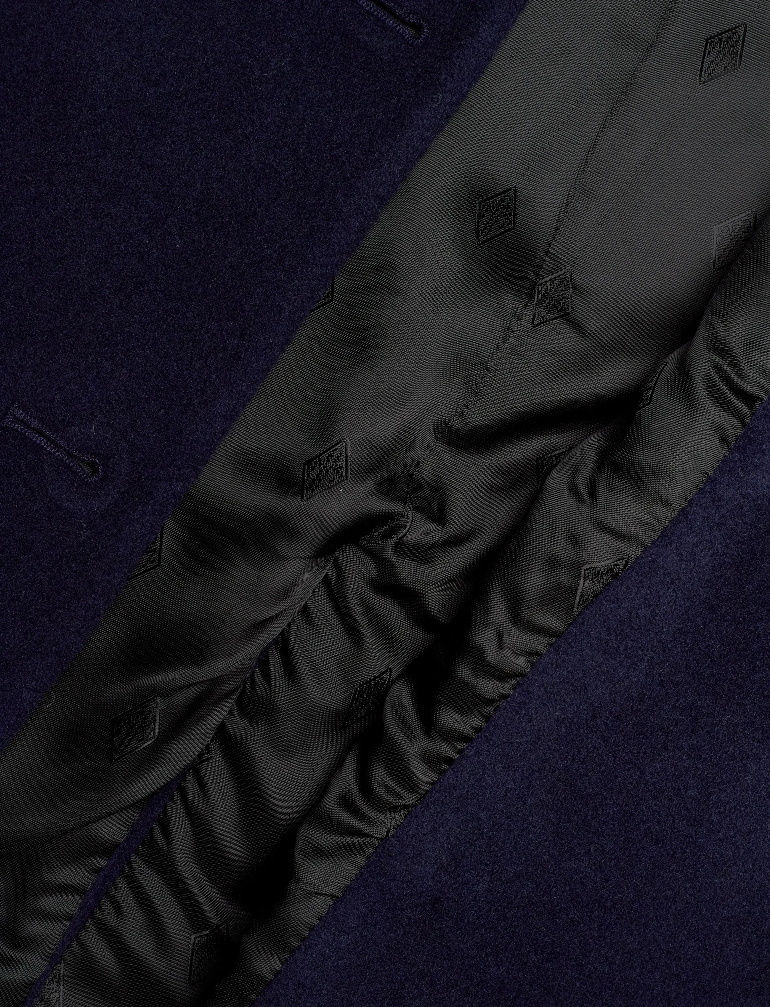 Maje - Wool Blend Coat - winterjacken - navy - 4