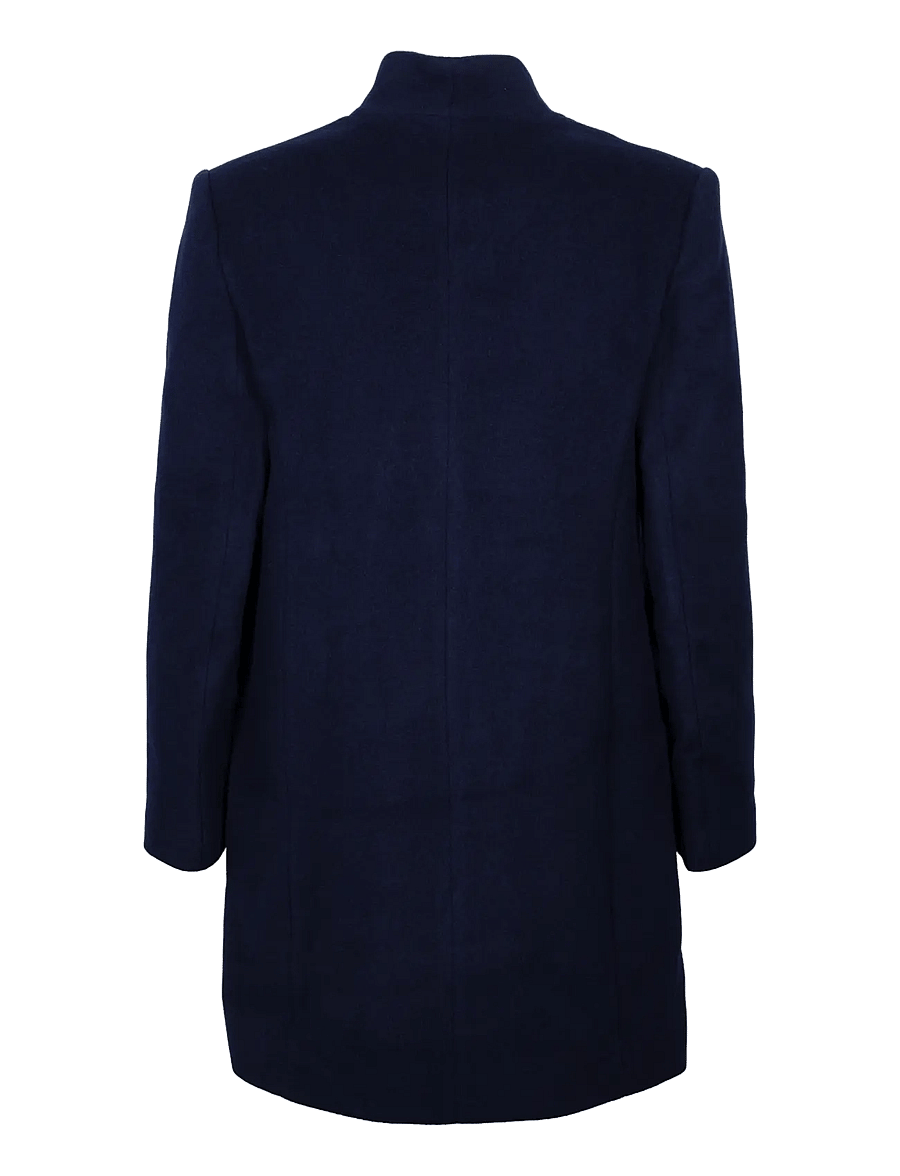 Maje - Wool Blend Coat - ziemas jakas - navy - 1