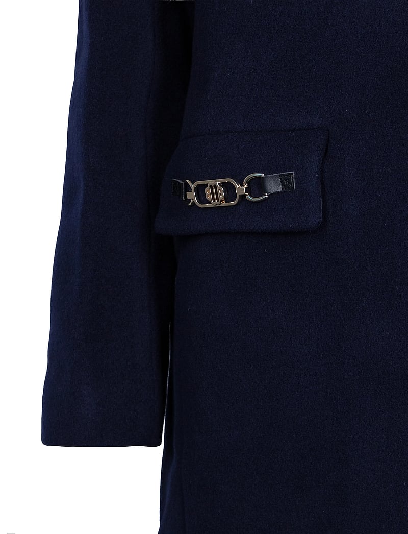 Maje - Wool Blend Coat - winter jackets - navy - 2