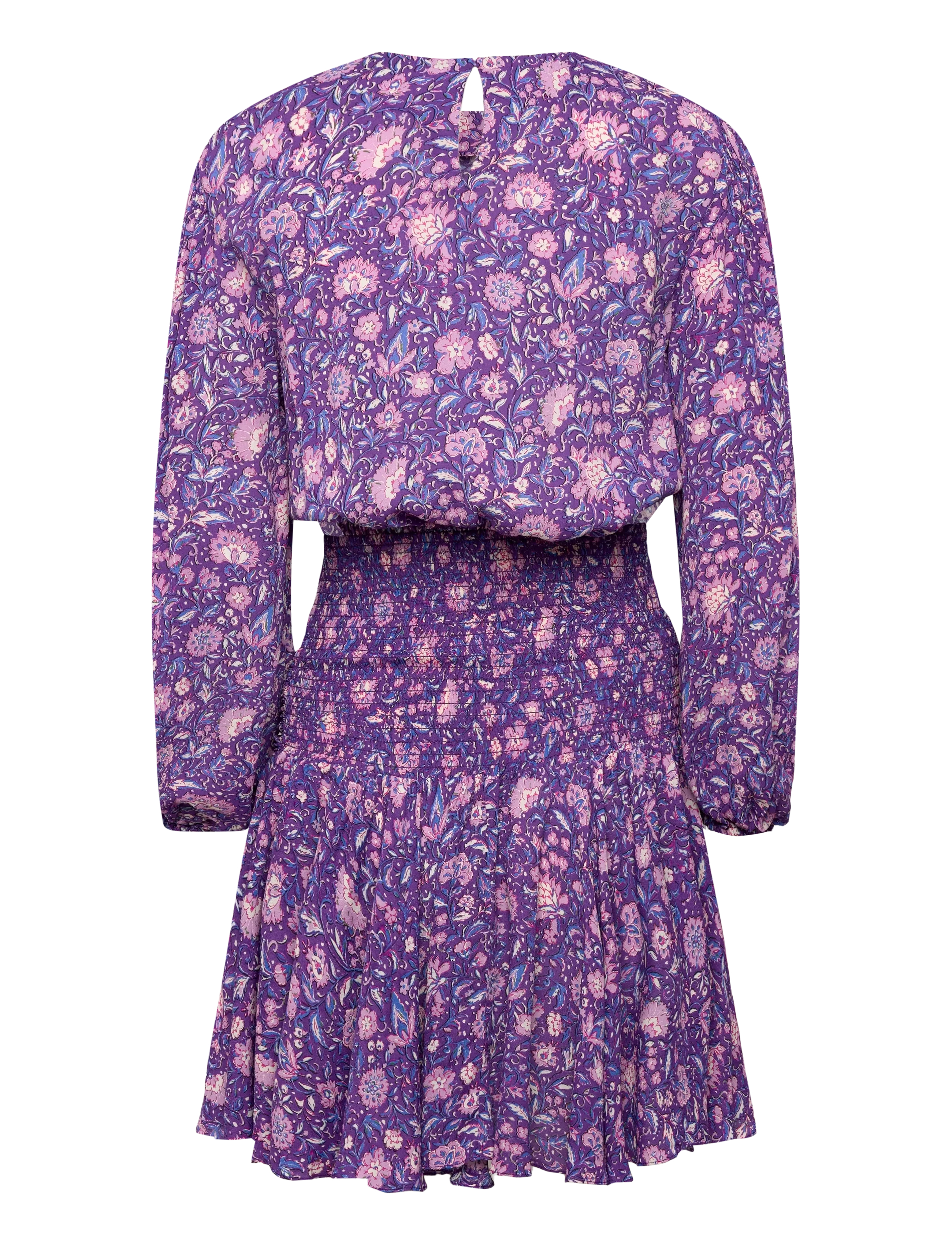 Maje - Dahlia printed viscose dress - suvekleidid - purple - 1