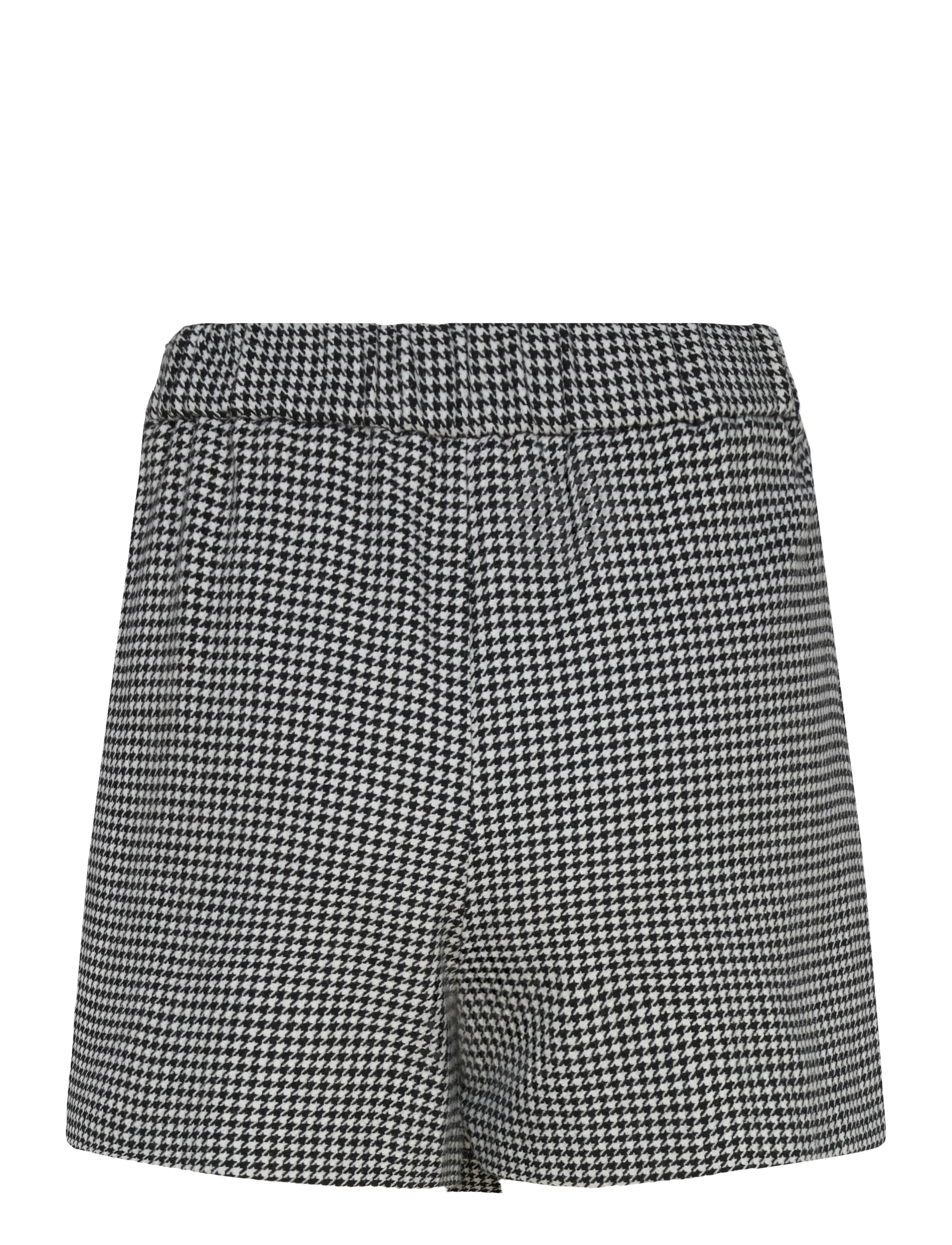 Maje - Houndstooth skort - casual shorts - black / white - 1