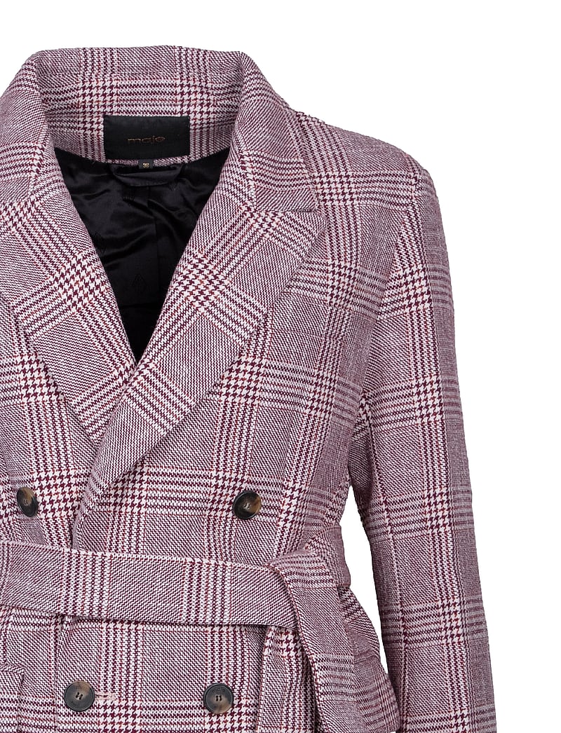 Maje - Wool Blend Blazer Jacket - blazere med bælte - multicolored - 2