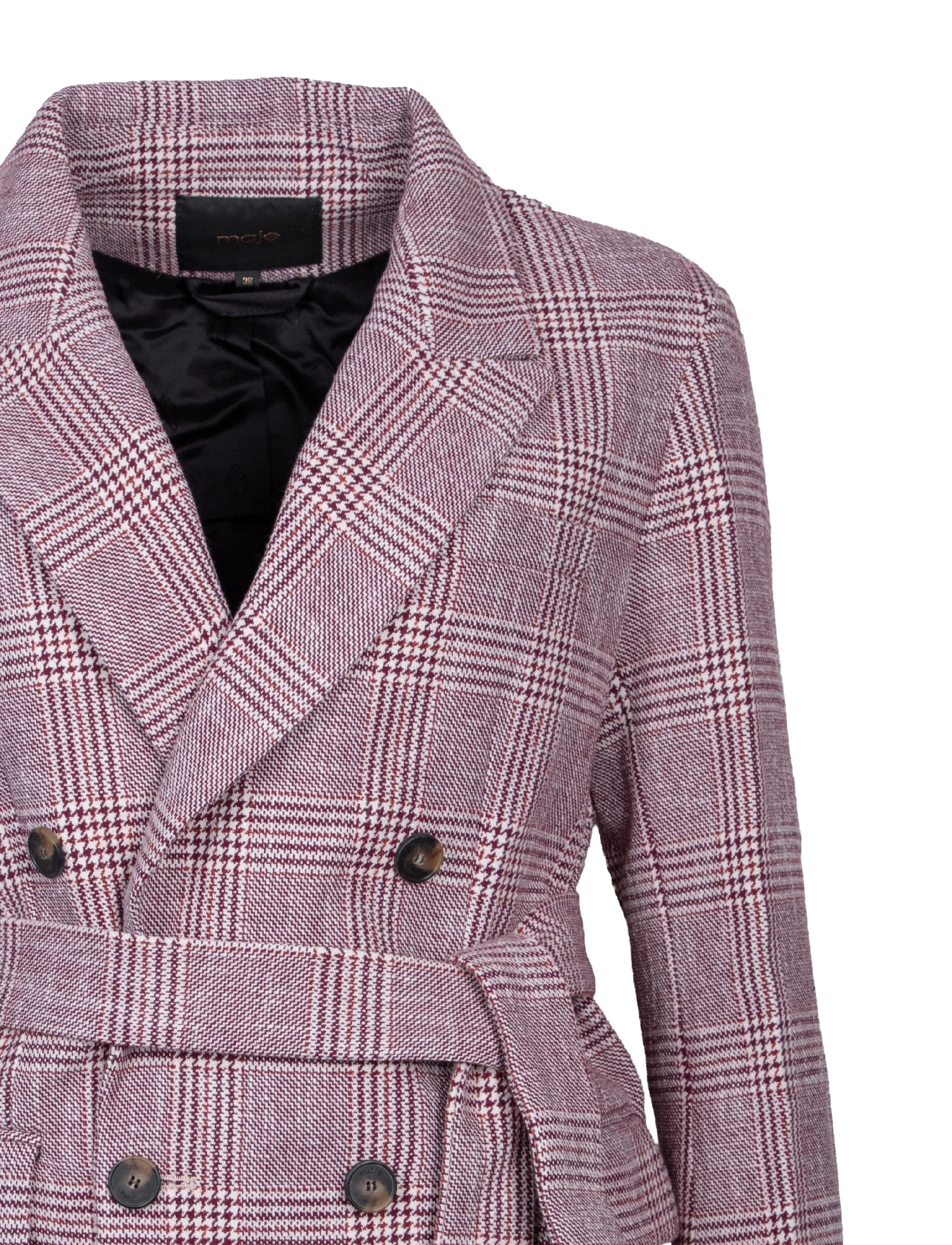 Maje - Wool Blend  Blazer Jacket - kahes joones nööpidega bleiserid - multicolored - 2