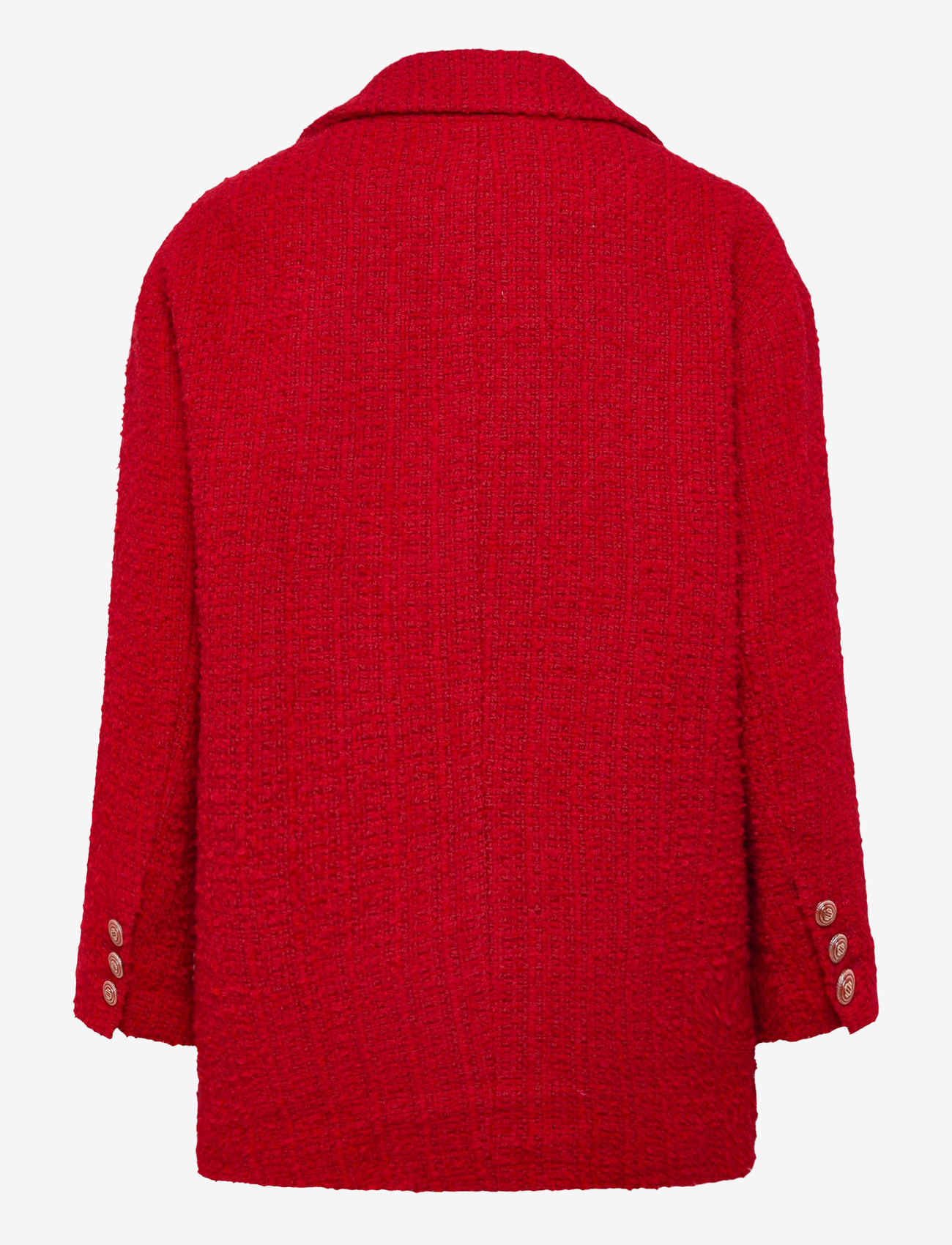 Maje - Fancy red tweed coat - winterjacken - red - 1