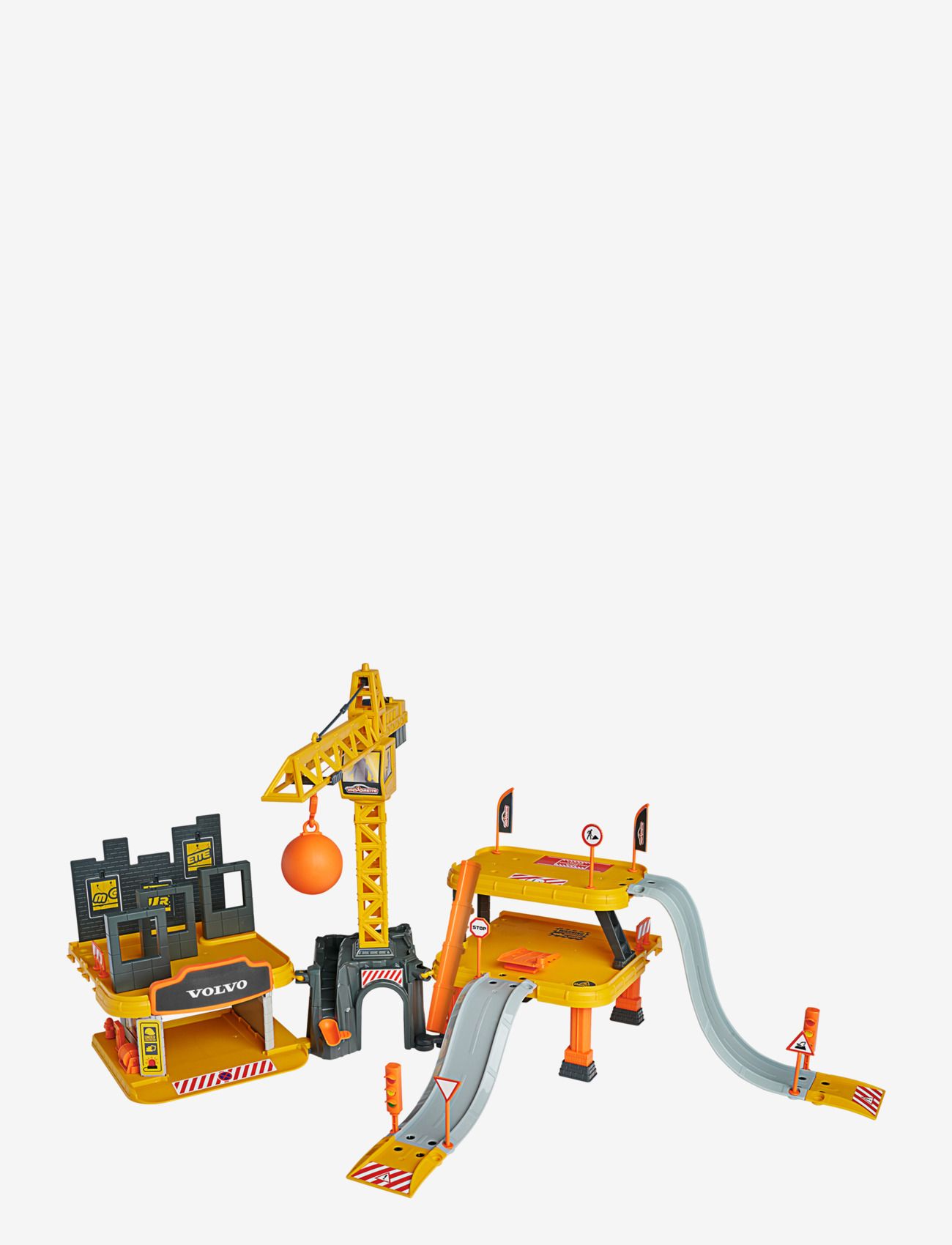 Majorette - Creatix Construction + 5 Volvo vehicles - yellow - 1