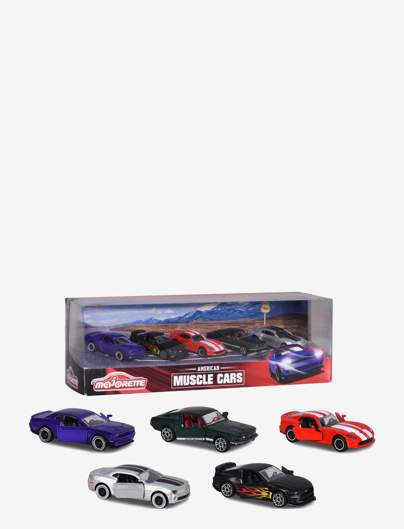 Majorette - Majorette - Muscle Cars 5 pcs Giftpack - multi coloured - 0