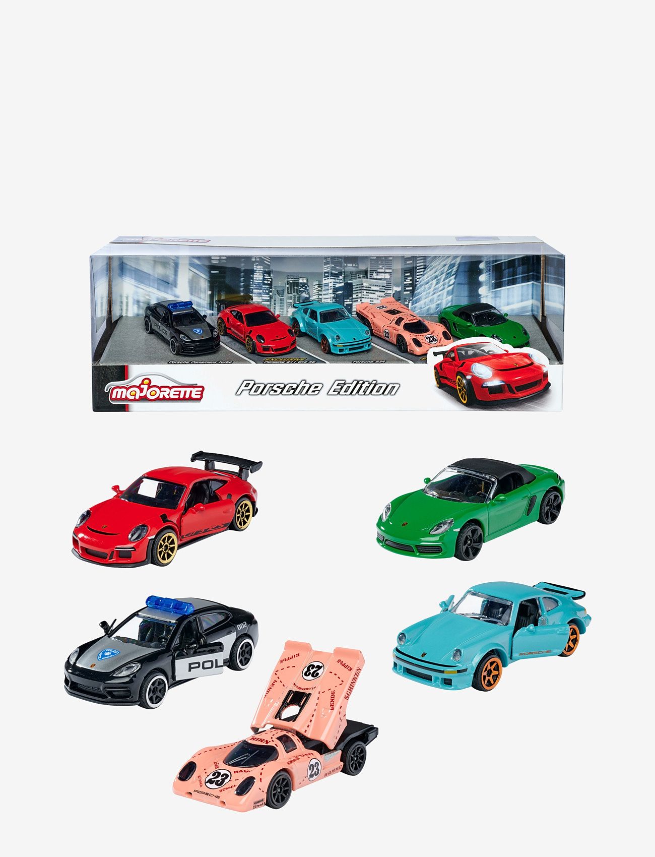 Majorette - Porsche 5 Pieces Giftpack - lägsta priserna - multi coloured - 0