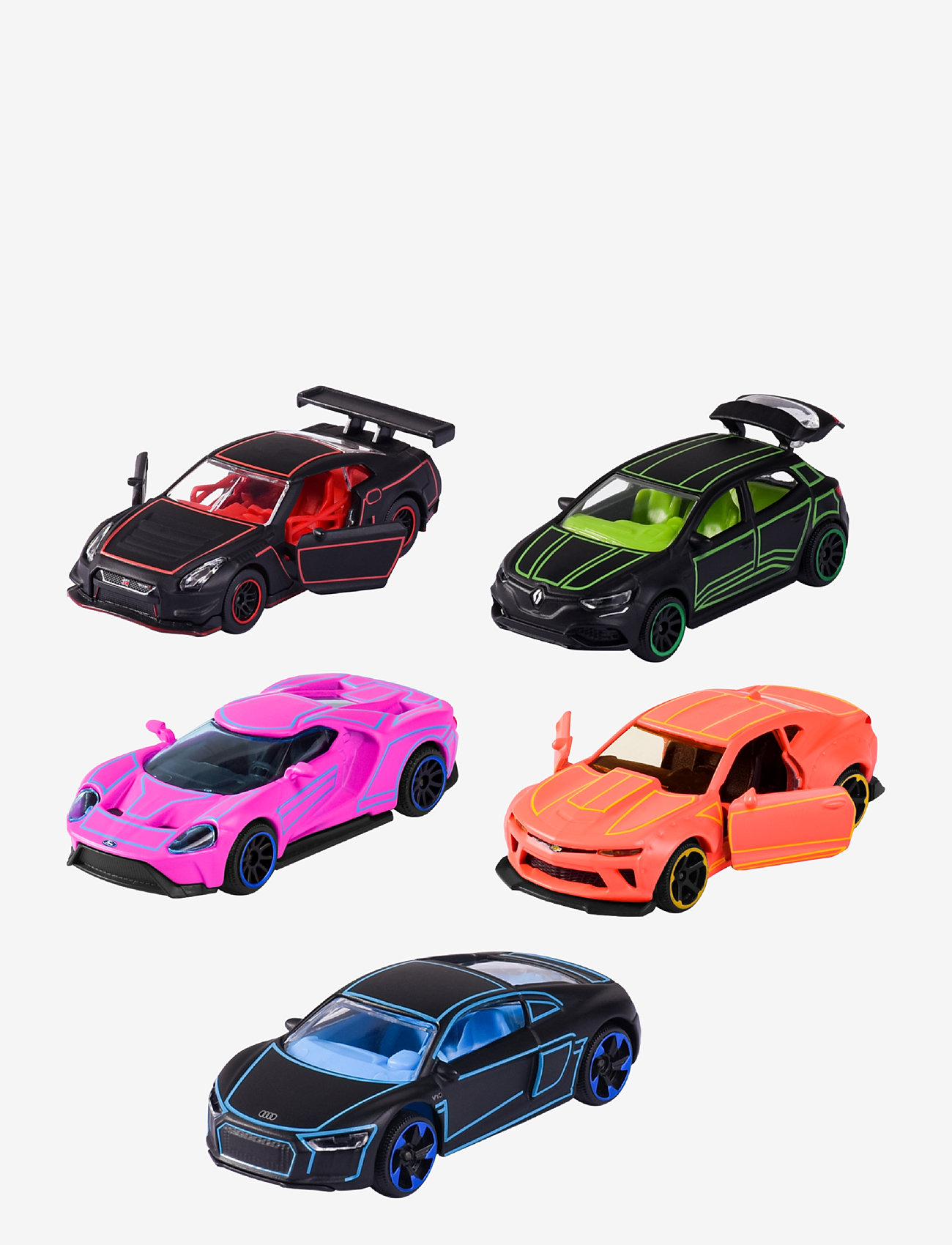 Majorette - Light Racer 5 Pieces Giftpack - alhaisimmat hinnat - multi coloured - 1