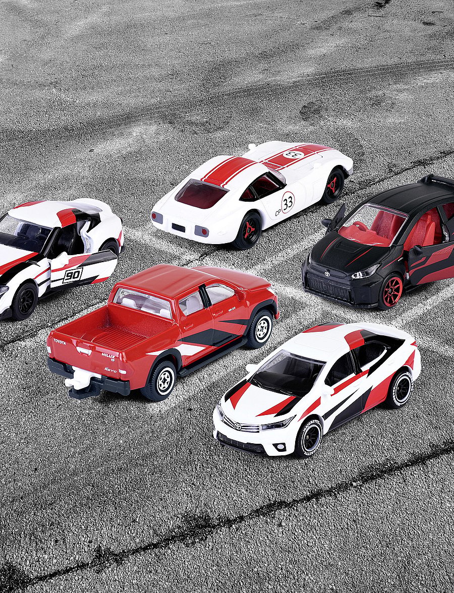 Majorette - Majorette TOYOTA Racerbil 5-Pack Presentförpackning - spielzeugautos - multi coloured - 0