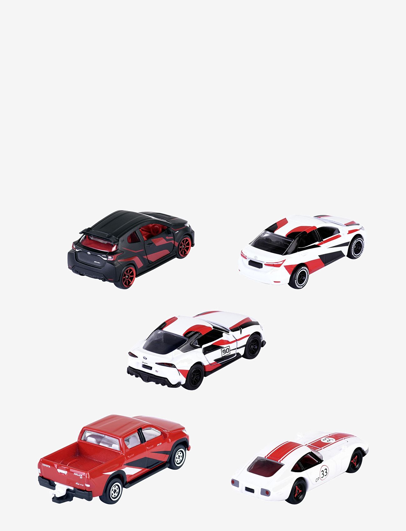 Majorette - Majorette TOYOTA Racerbil  5-Pack Presentförpackning - legetøjsbiler - multi coloured - 3
