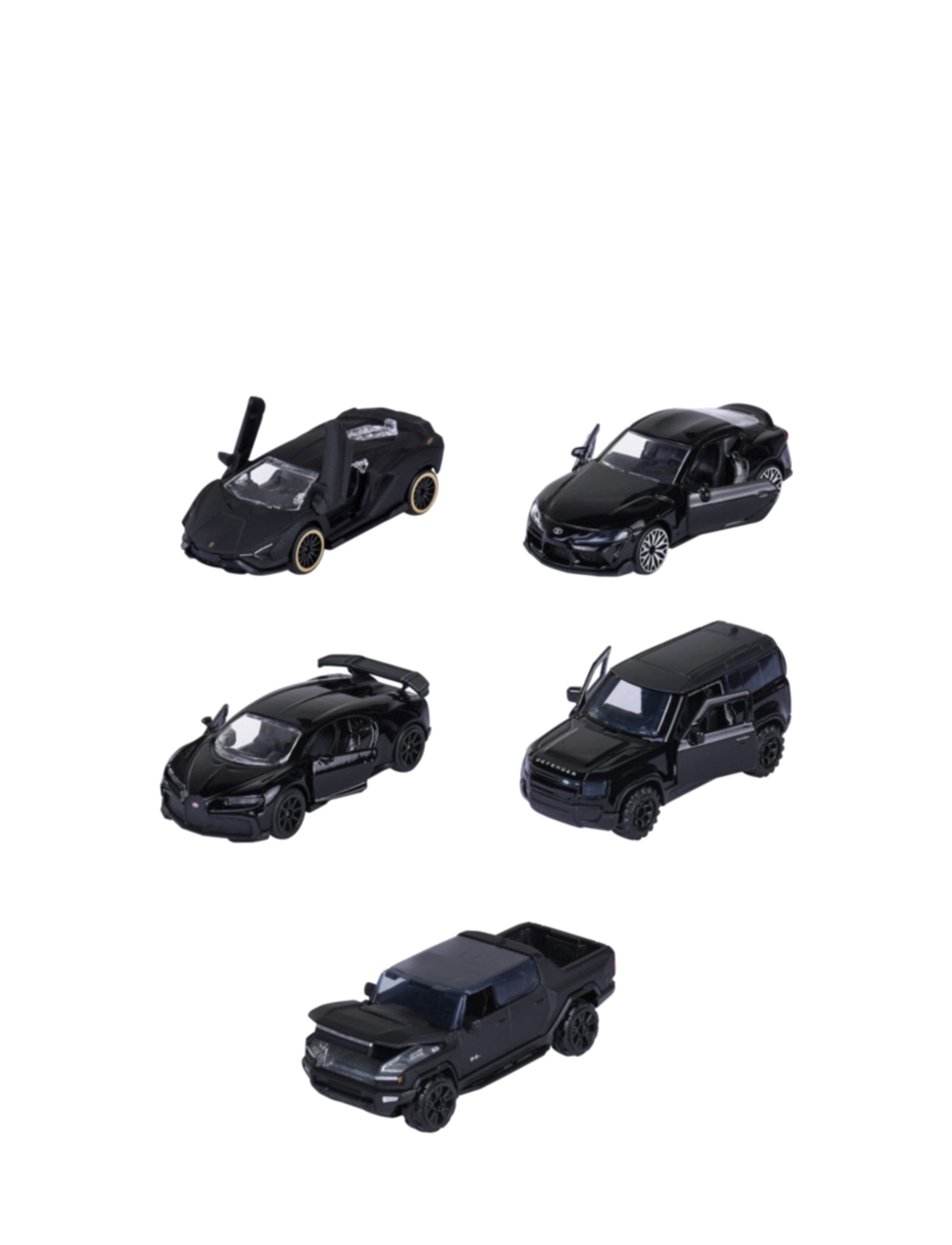 Majorette - Majorette 5-Pack Bilar i Presentförpackning - die niedrigsten preise - black - 1