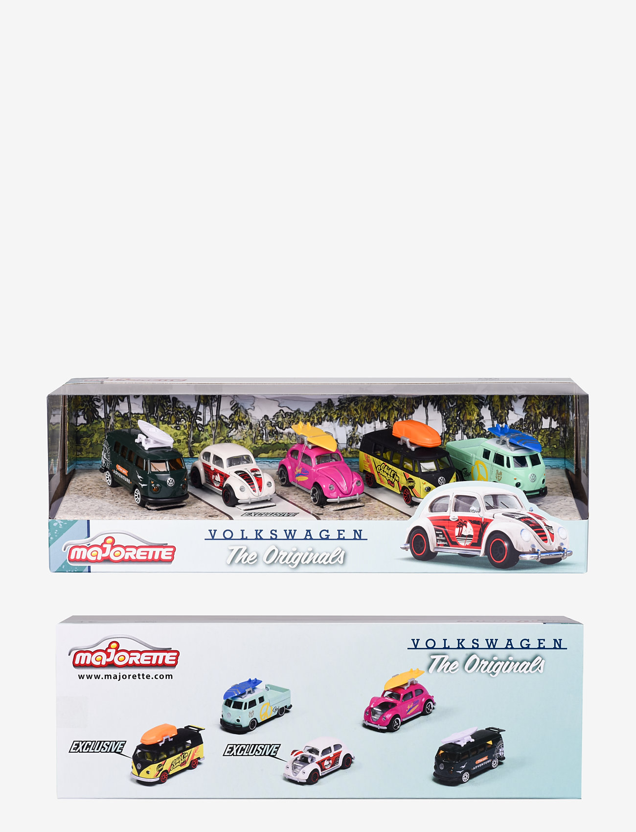 Majorette - VW The Originals 5 Pieces Pack - toy cars - multi coloured - 4