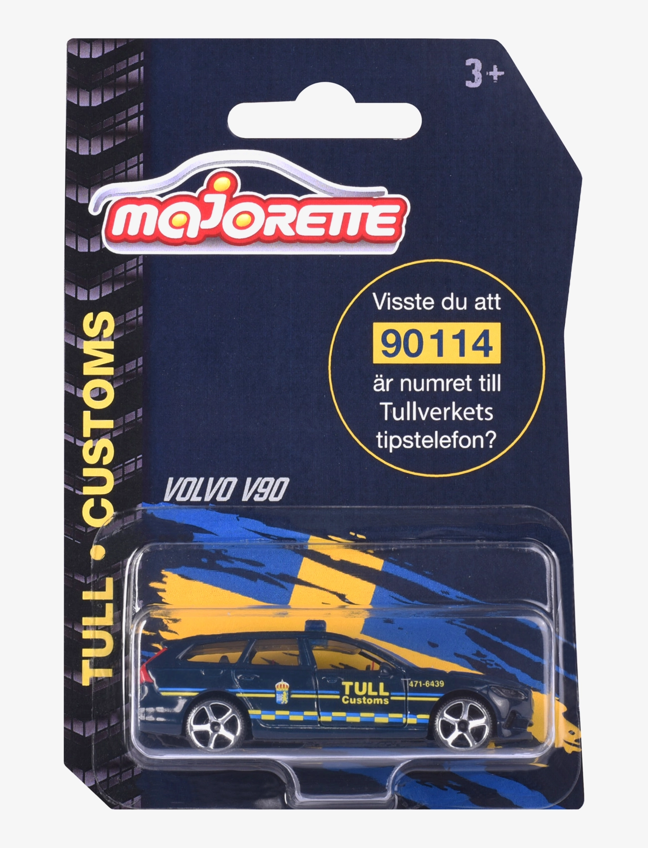 Majorette - Majorette Volvo V90 Tull Customs Car - leikfangabílar - multi coloured - 2