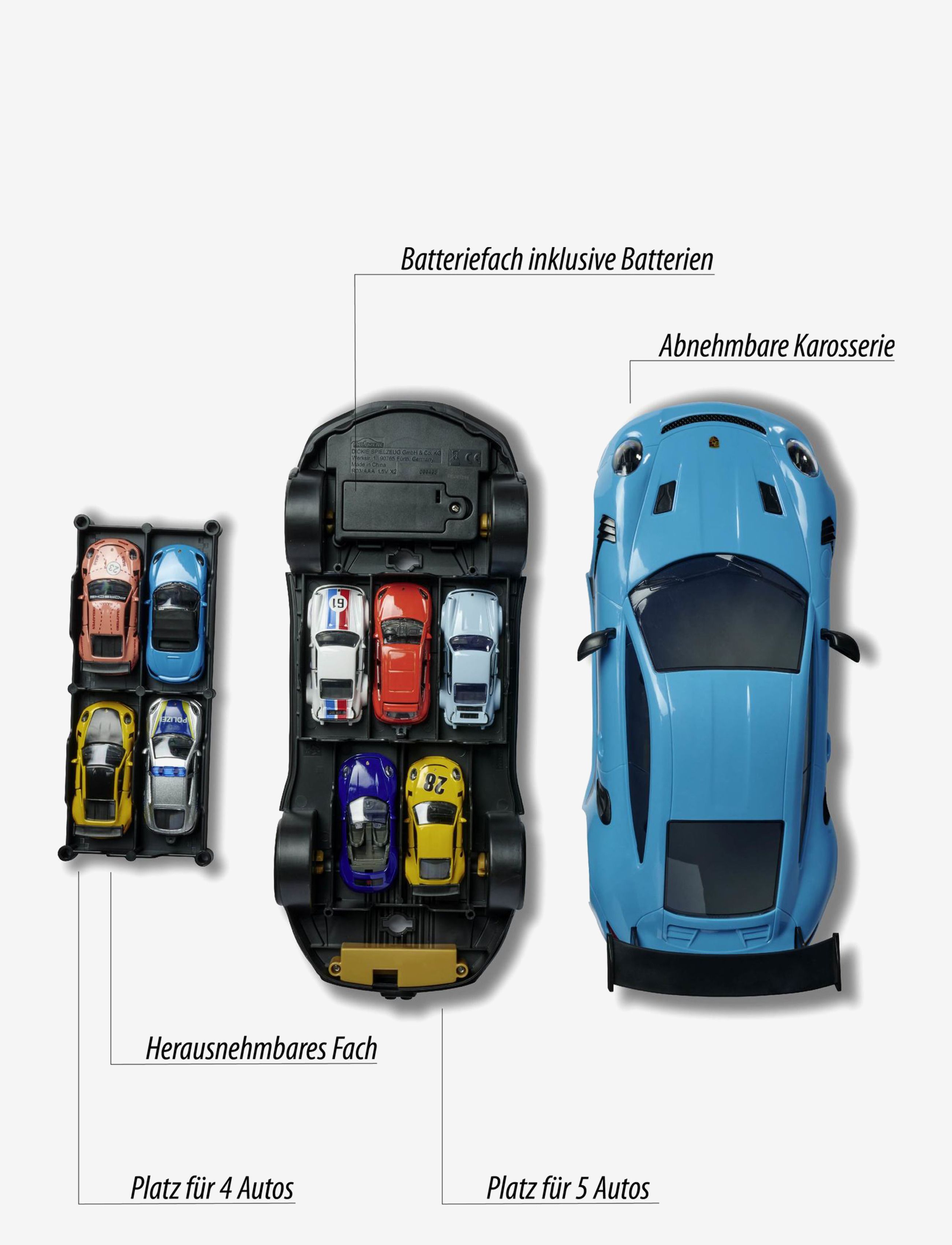 Majorette - Porsche 911 GT3 RS Carry Case + 1 car - blue - 3