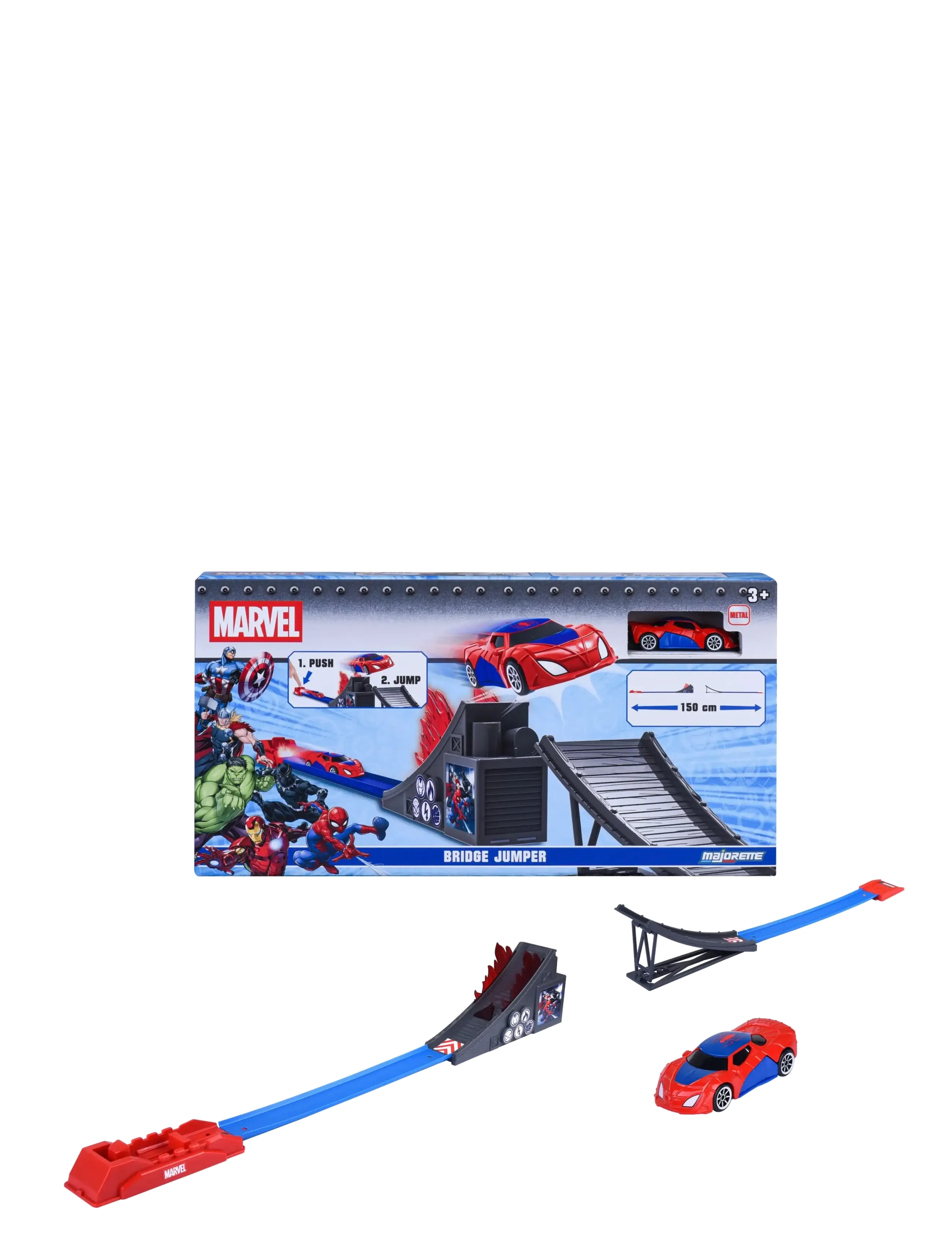 Majorette - Marvel Bridge Jumper - rennbahnen - multicolor - 2