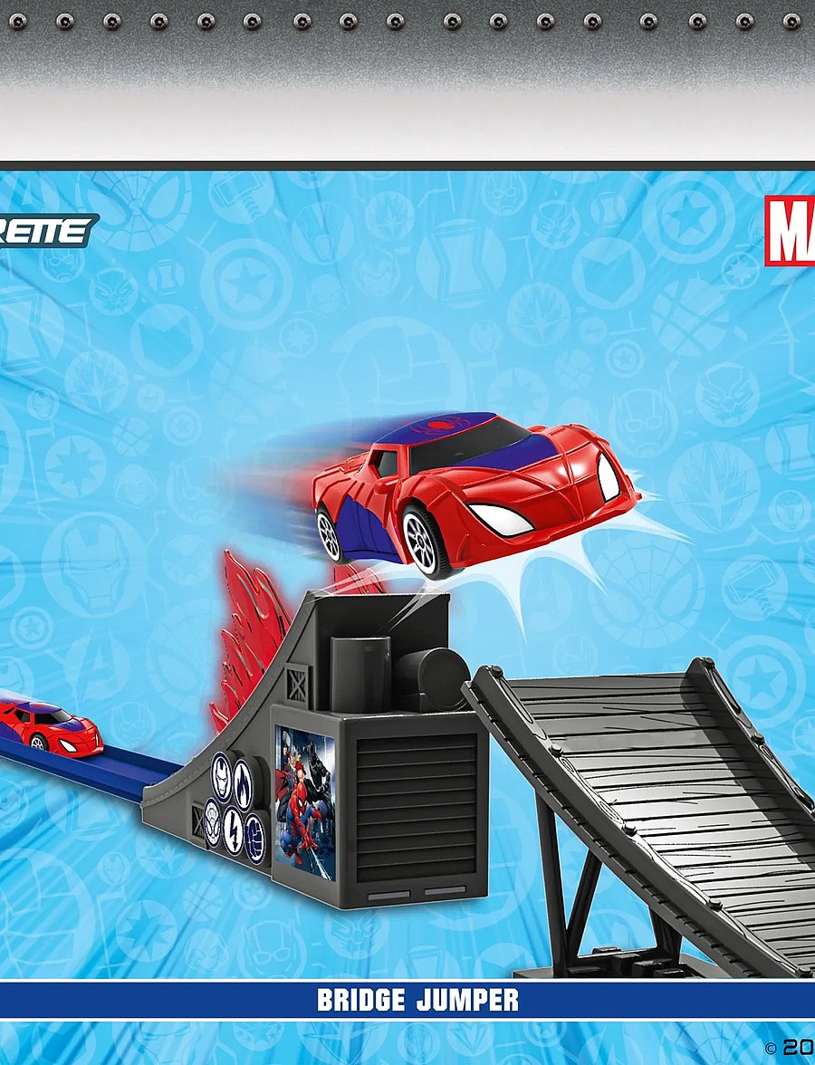 Majorette - Marvel Bridge Jumper - racerbaner - multicolor - 5