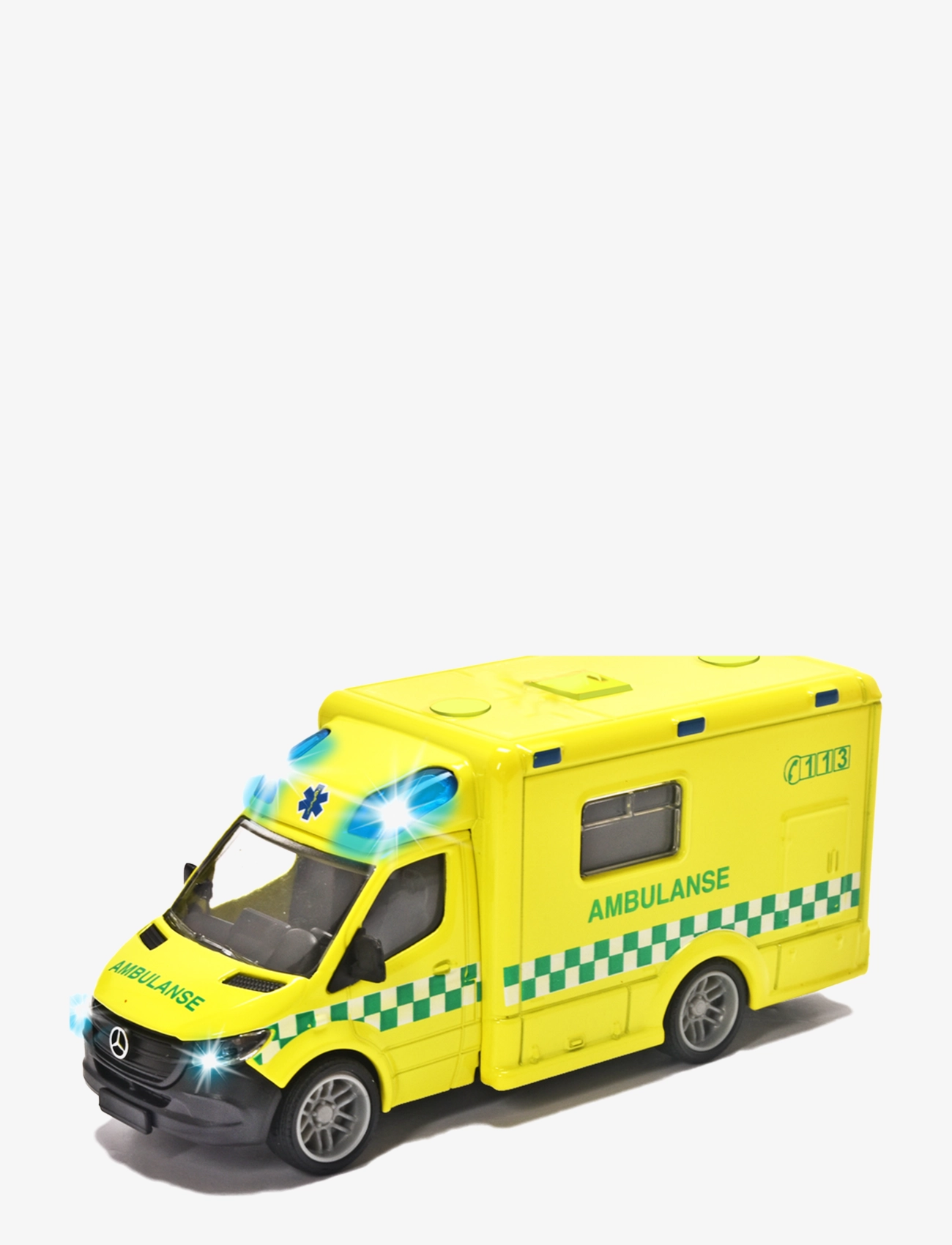 MAJORETTE Mercedes-Benz Sprinter Ambulance Norsk Gelb - One Size - Kinder