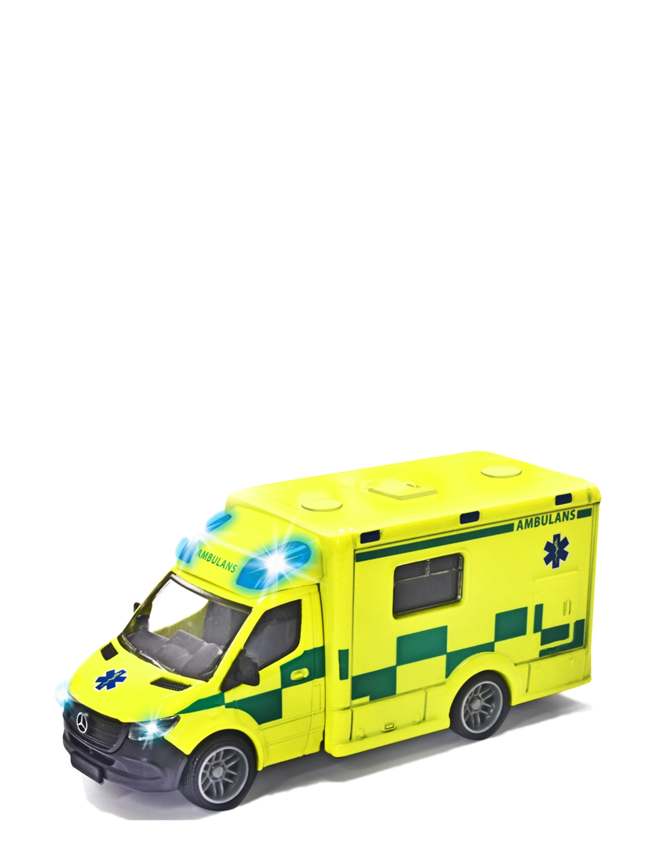 Majorette Swedish Mercedes-Sprinter Ambulance, Børn, Ambulances, Gul, Str: ONE SIZE