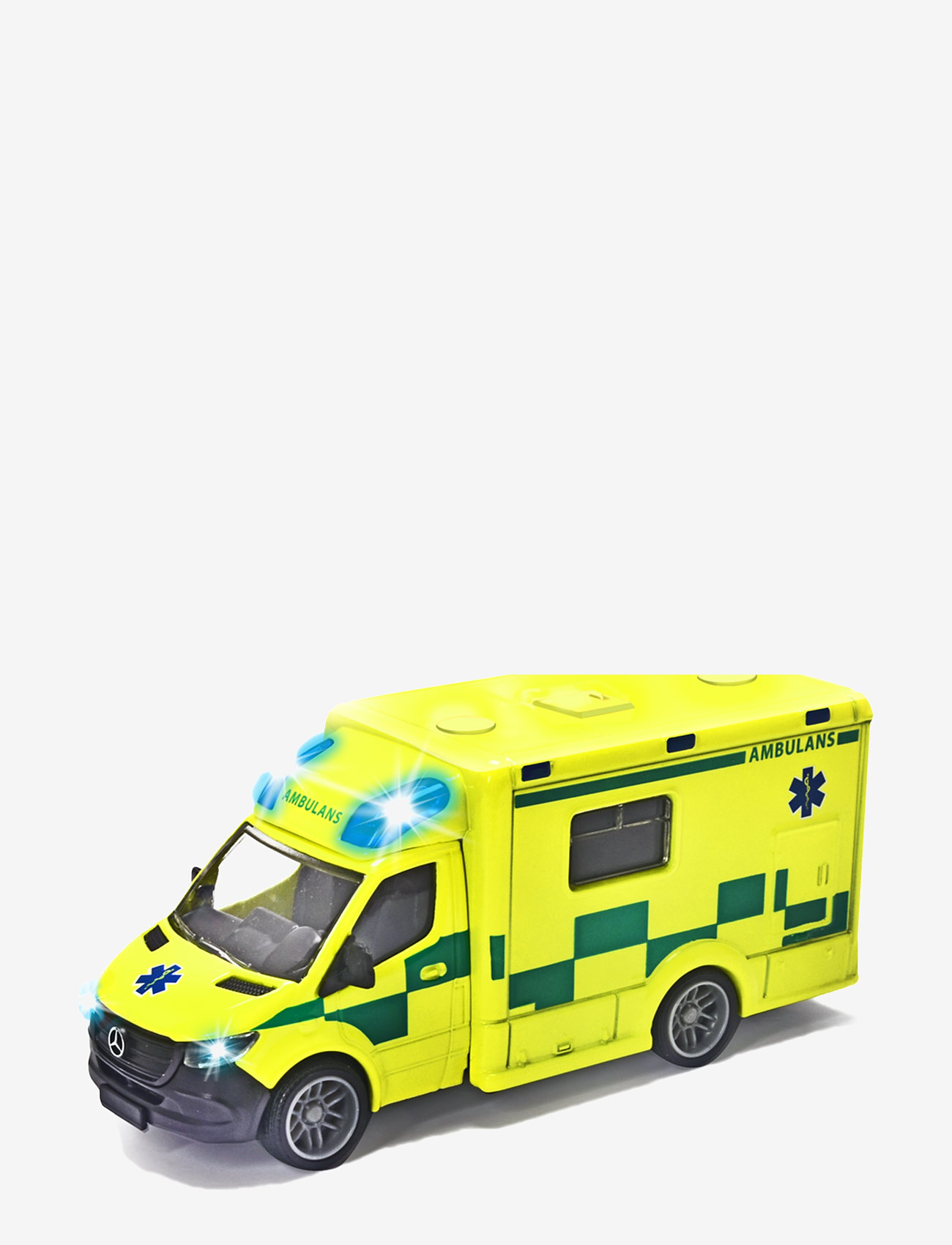 Majorette - Swedish Mercedes-Sprinter Ambulance - laveste priser - yellow - 0
