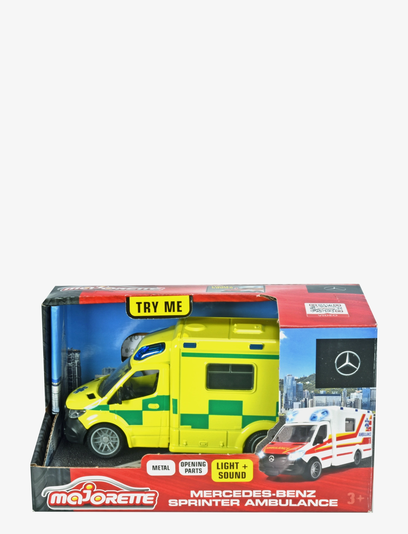 Majorette - Swedish Mercedes-Sprinter Ambulance - krankenwagen - yellow - 2