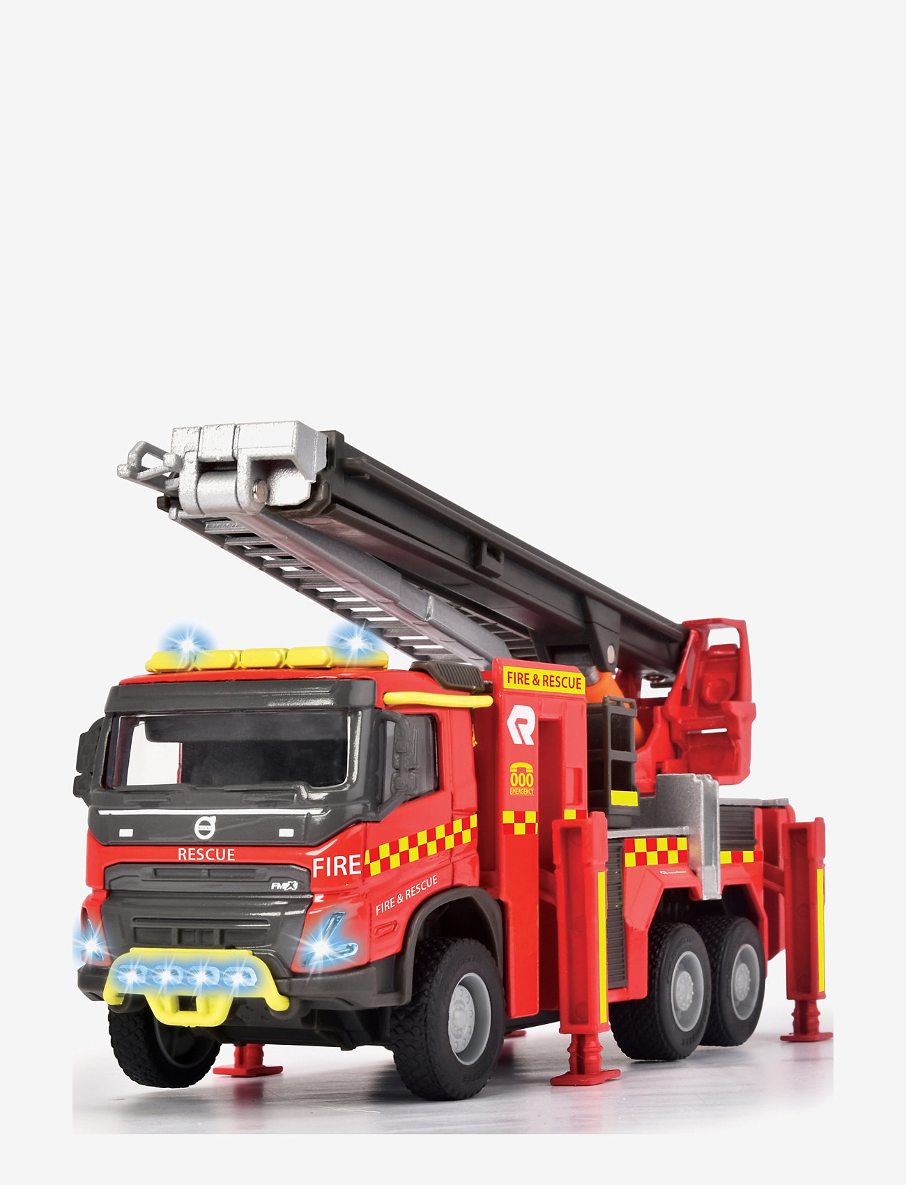 Majorette - Majorette Grad Series Volvo Truck Fire Engine - red - 0
