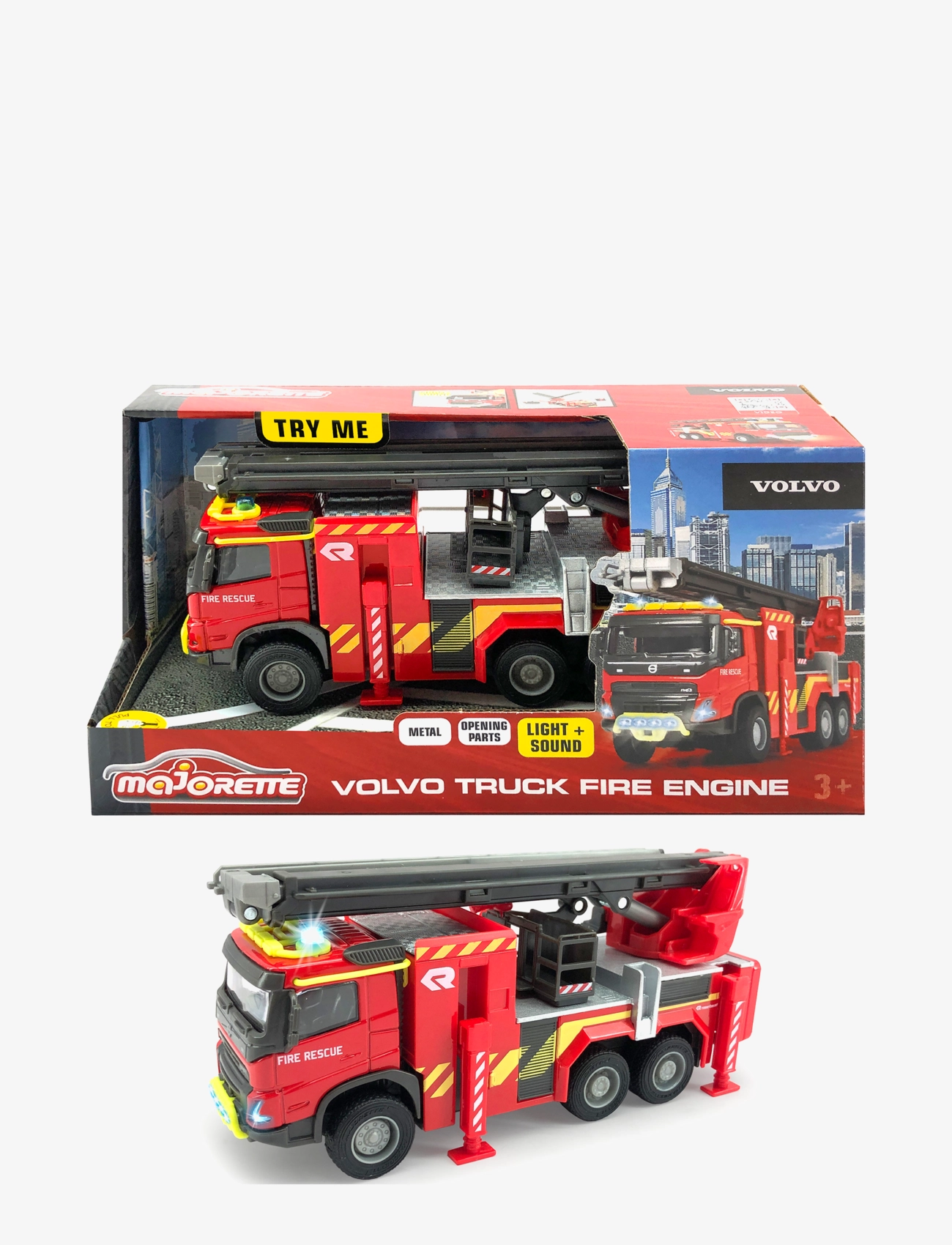 Majorette - Majorette Grand Series - Volvo Brannbil - red - 1