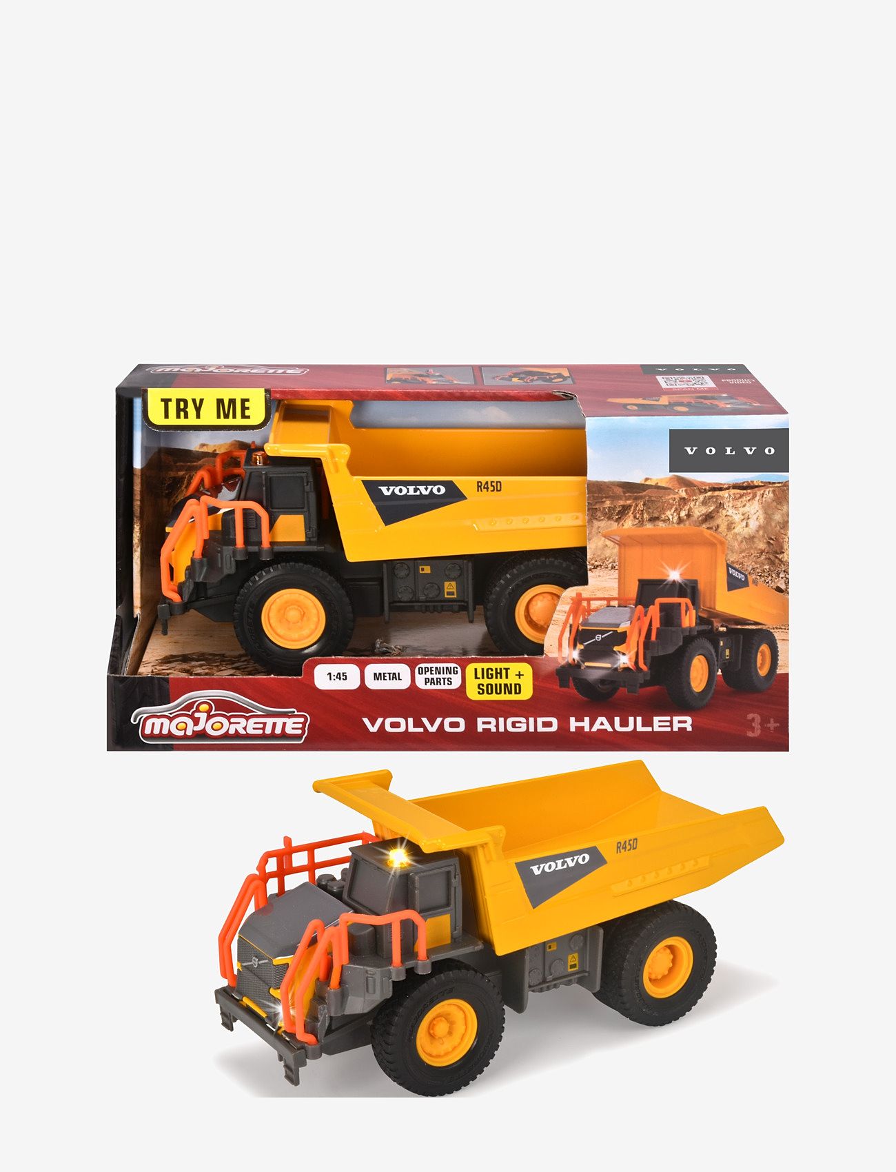 Majorette - Majorette Grand Series - Volvo R45D Dumper - construction cars - yellow - 1