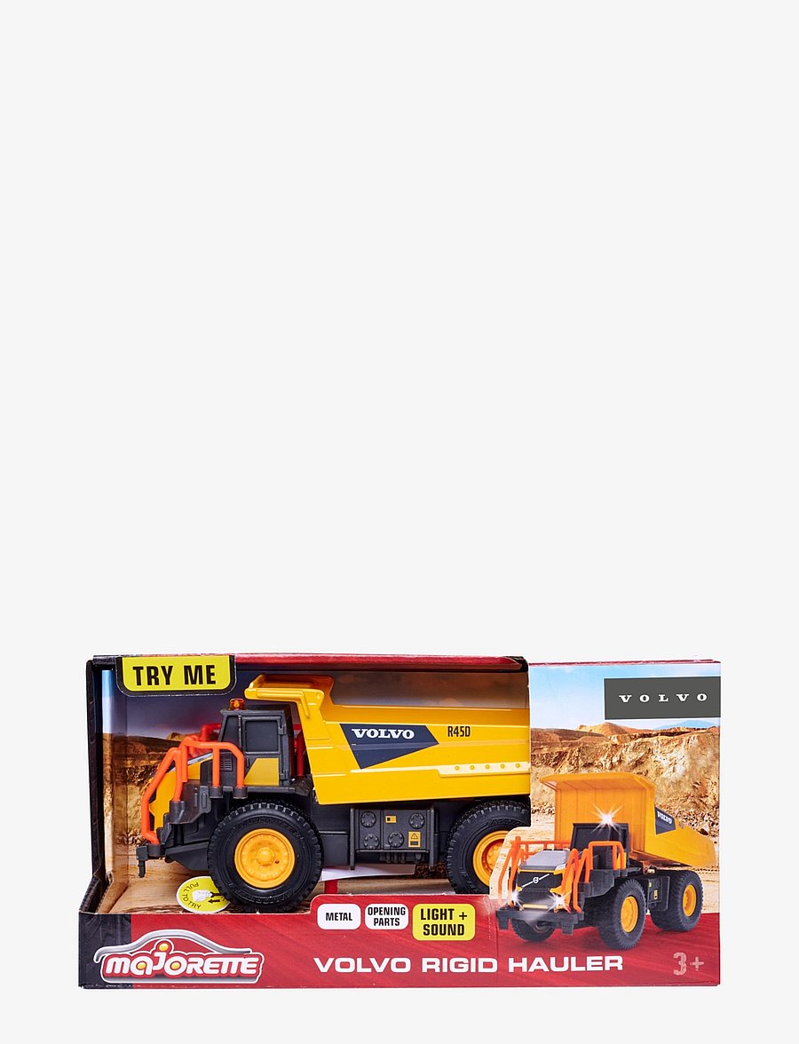 Majorette - Majorette Grand Series - Volvo R45D Dumper - byggmaskiner - yellow - 2