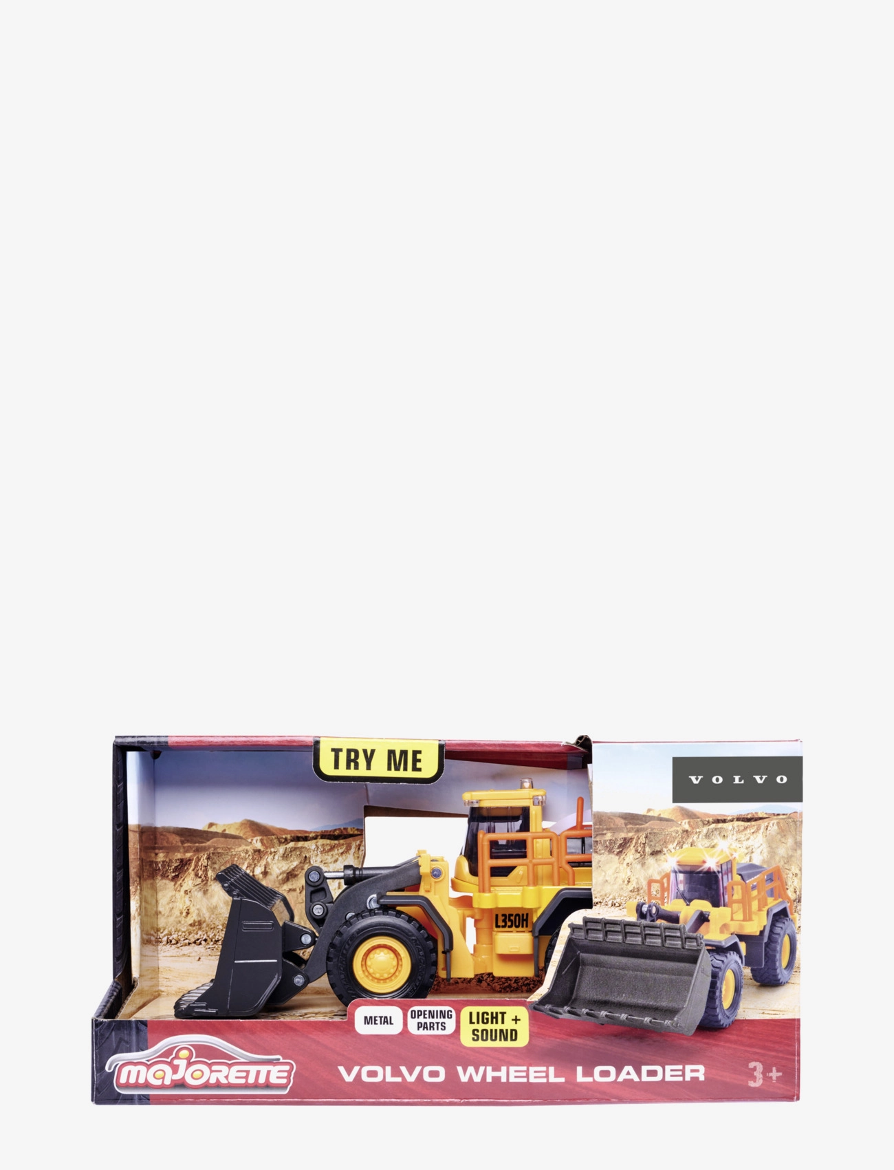 Majorette - Majorette Grand Series Volvo Wheel Loader L350H - ehitusautod - yellow - 1