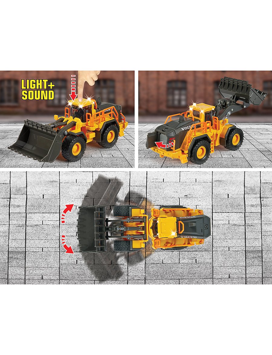 Majorette - Majorette Grand Series Volvo Wheel Loader L350H - baufahrzeuge - yellow - 5