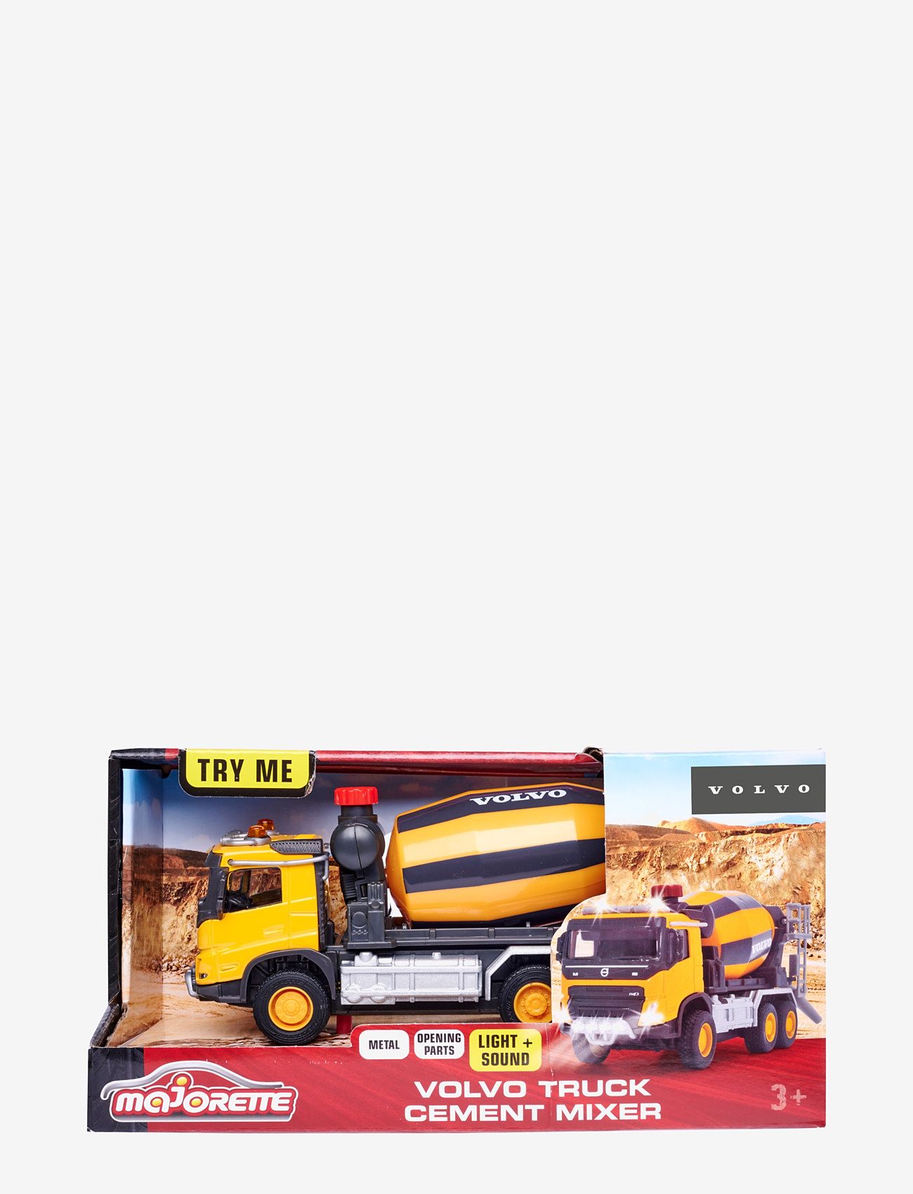 Majorette - Majorette Grand Series Volvo FMX Mixer - byggekøretøjer - yellow - 2