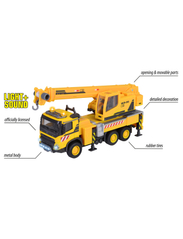 Majorette - Volvo Truck Crane - lastbiler - yellow - 8